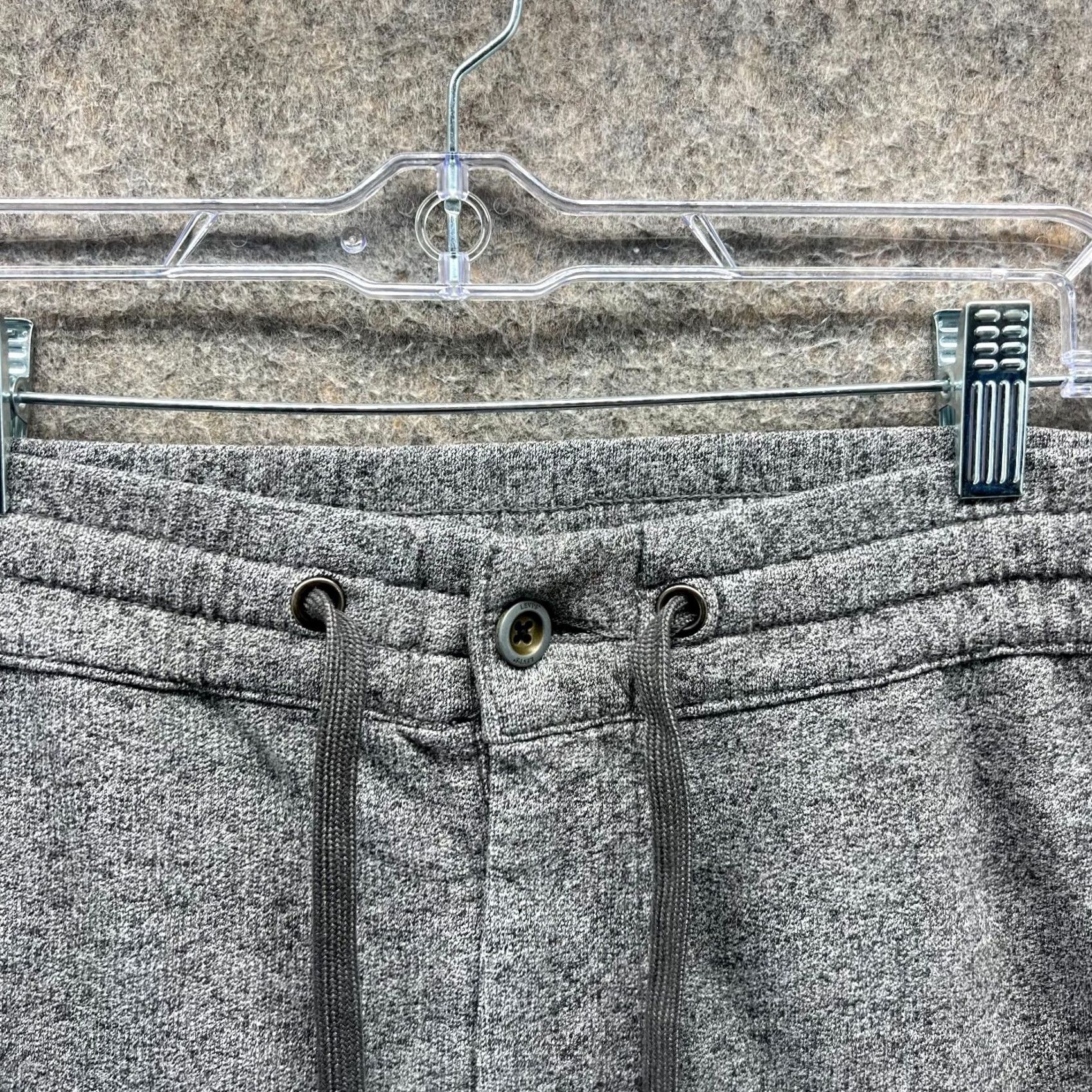 Levi's Levi's Jogger Womens 32 Gray Elastic Waist Fleece Cotton Pant Jeans Tapered Regular Size 32 Womens Boys Girls Mens Size 24" / US 00 / IT 34 - 6 Thumbnail