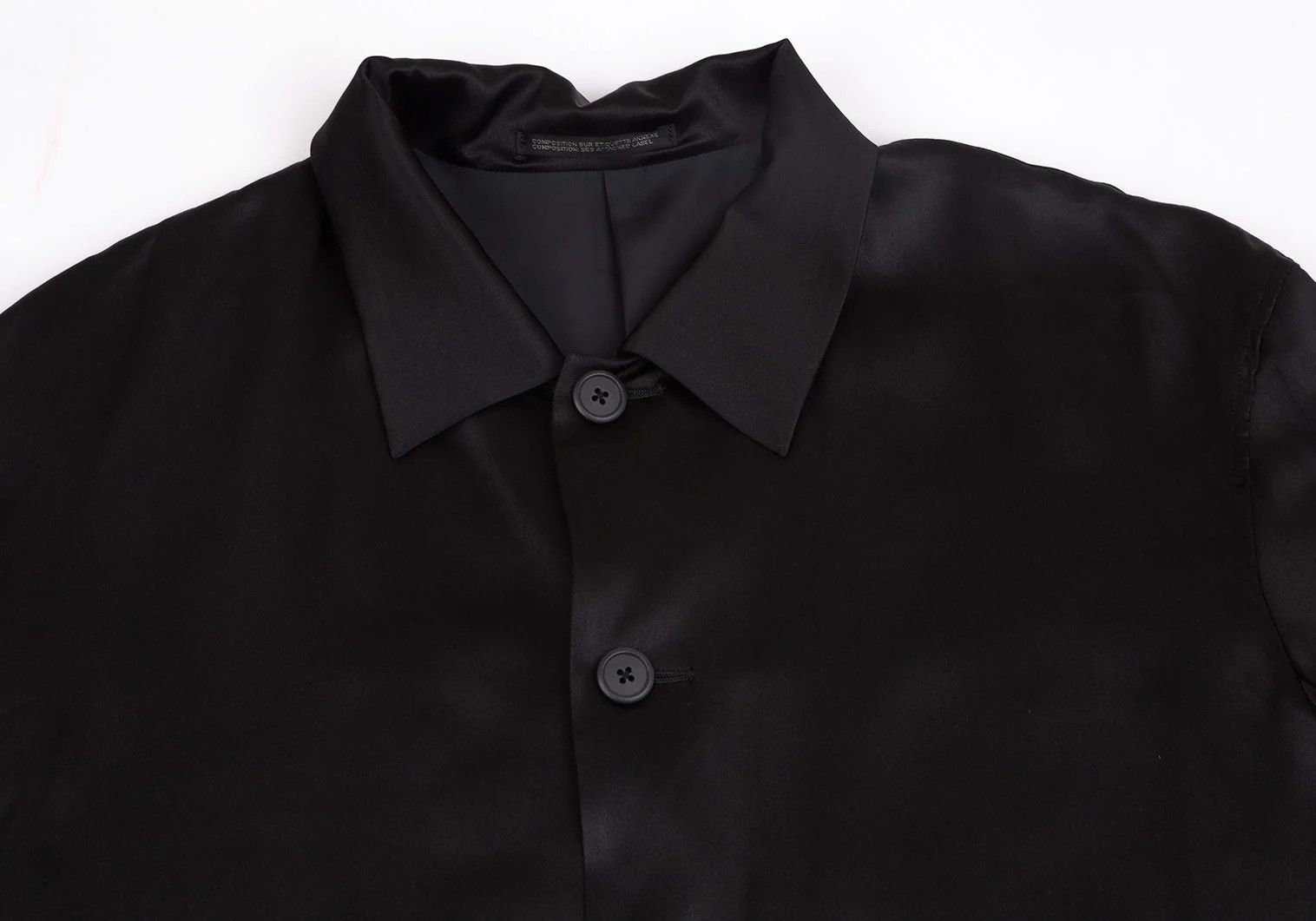Yohji Yamamoto Yohji Yamamoto Embroidered Satin Shirt Jacket Size US M / EU 48-50 / 2 - 9 Thumbnail