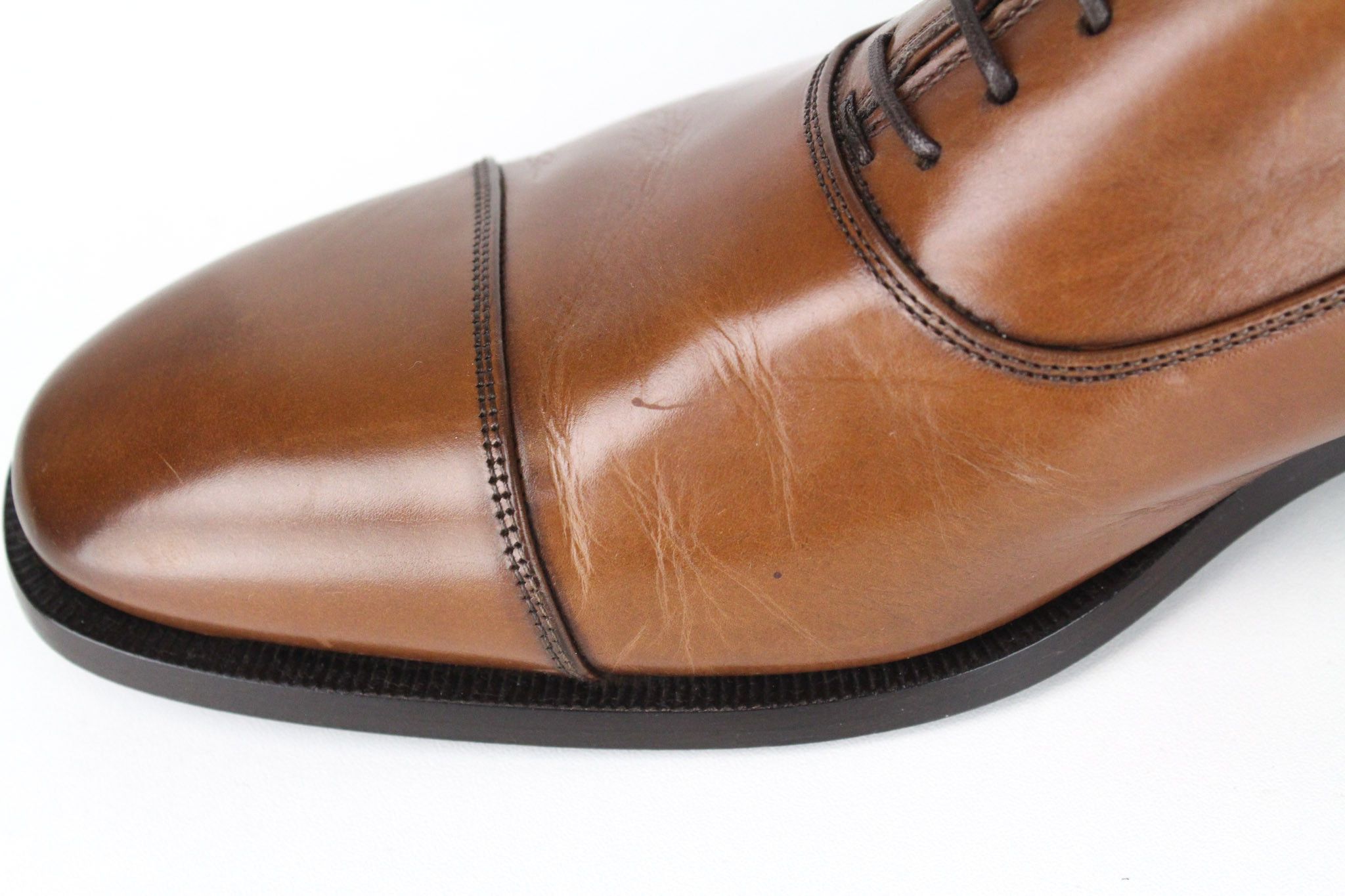 Suitsupply EU42 Brown Leather Laced Low-Top 72345 Size US 9 / EU 42 - 12 Thumbnail