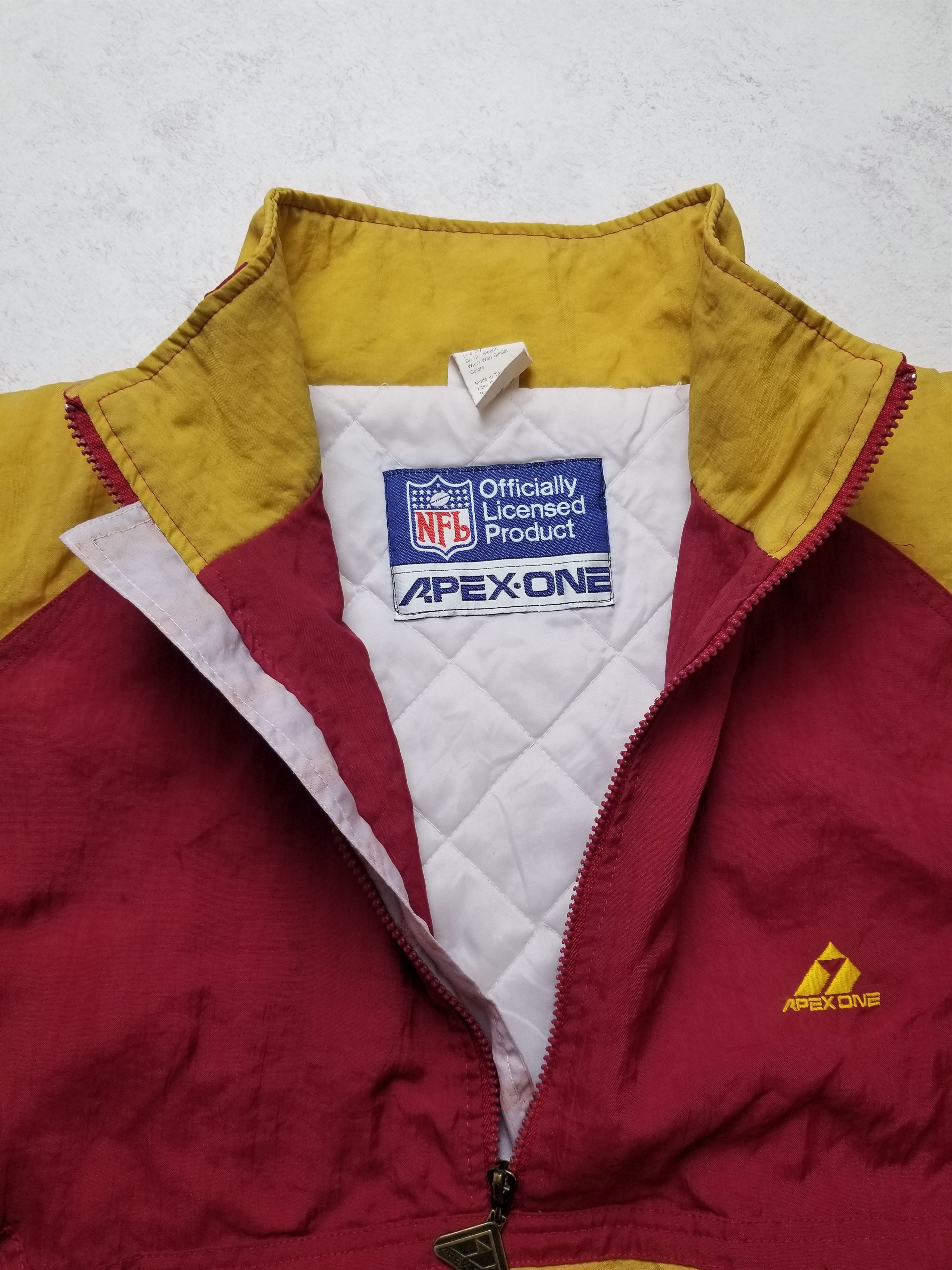 Apex Apex Washington Redskins 1/2 Zip Windbreaker Anorak Jacket Size US XL / EU 56 / 4 - 21 Thumbnail