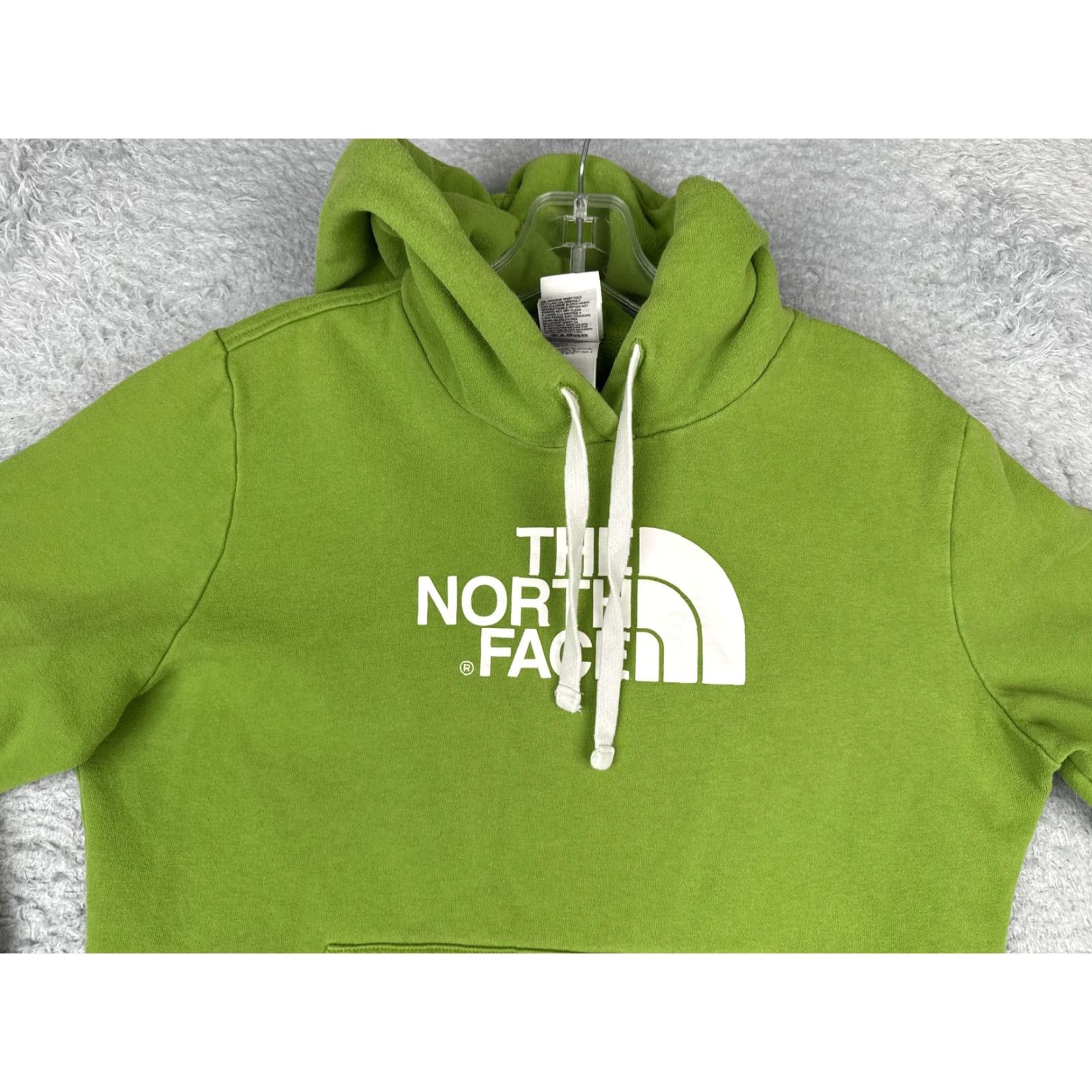 The North Face The North Face Hoodie Womens Large Green Pullover Logo Sweatshirt Fabric Hooded Pockets All Seasons Crew Neck Activewear Size L / US 10 / IT 46 - 4 Thumbnail