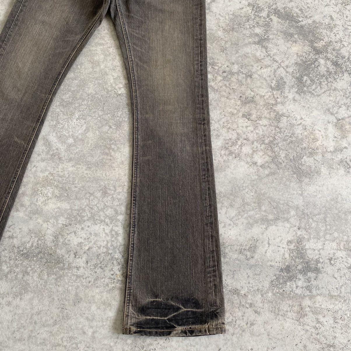 Vintage Vintage Lee Mud Washed Bootcut Flared Denim Jeans Size US 27 - 7 Thumbnail