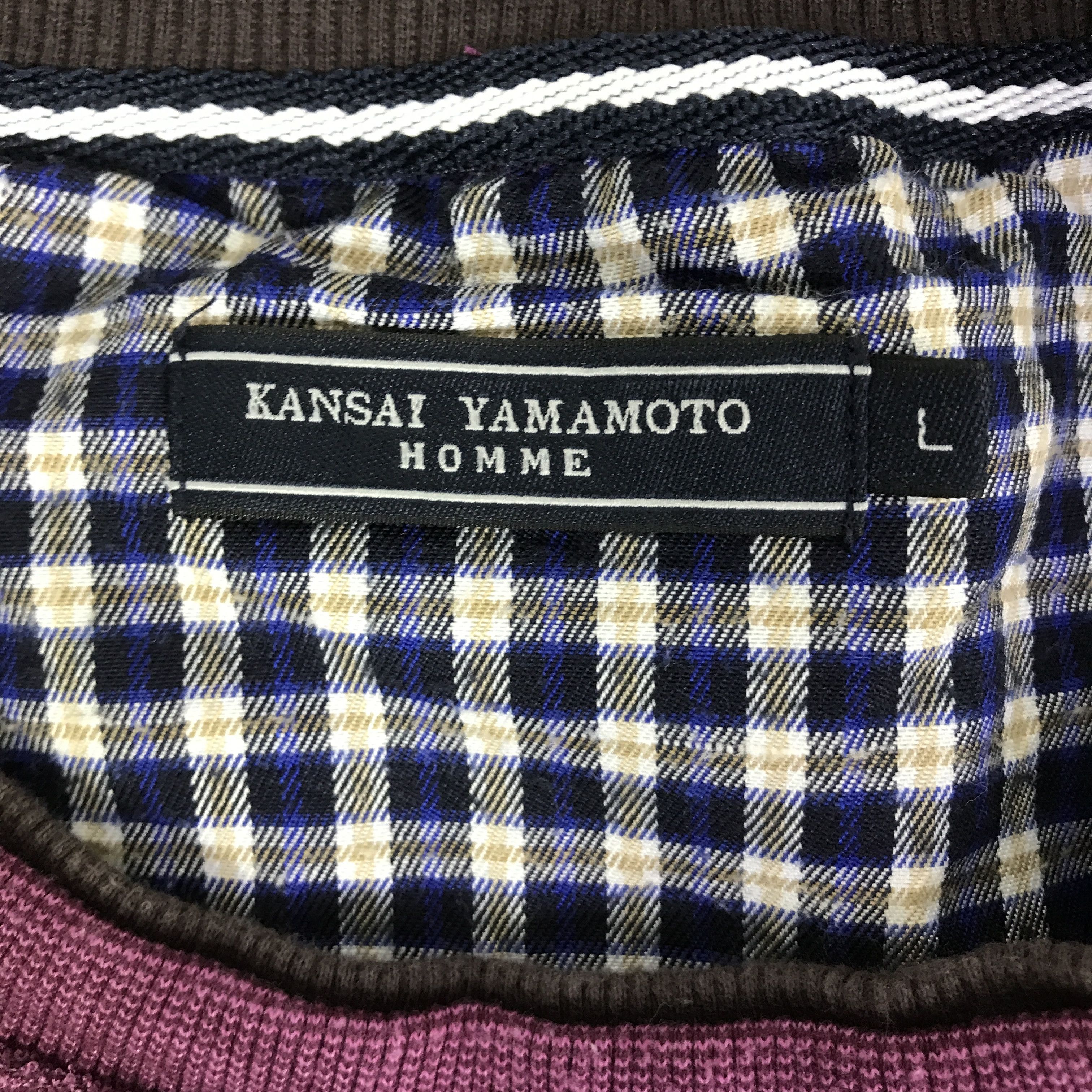 Kansai Yamamoto KANSAI YAMAMOTO SINGLE POCKET SWEATSHIRT K85B5 Size US L / EU 52-54 / 3 - 9 Thumbnail