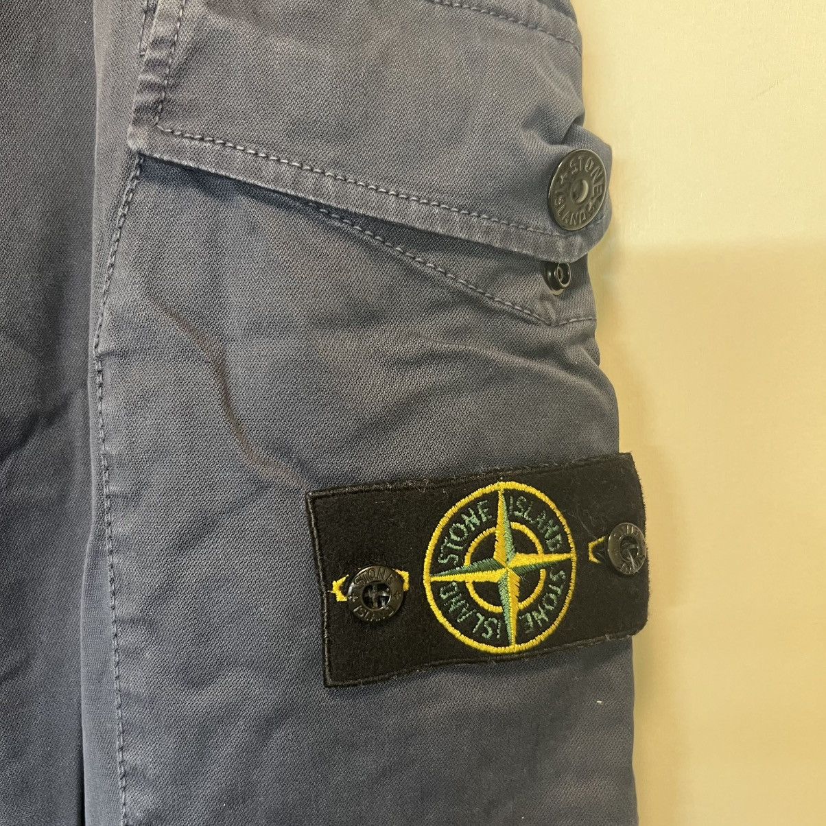 Stone Island Stone Island Cargo Pants Charcoal Blue Size US 32 / EU 48 - 4 Thumbnail