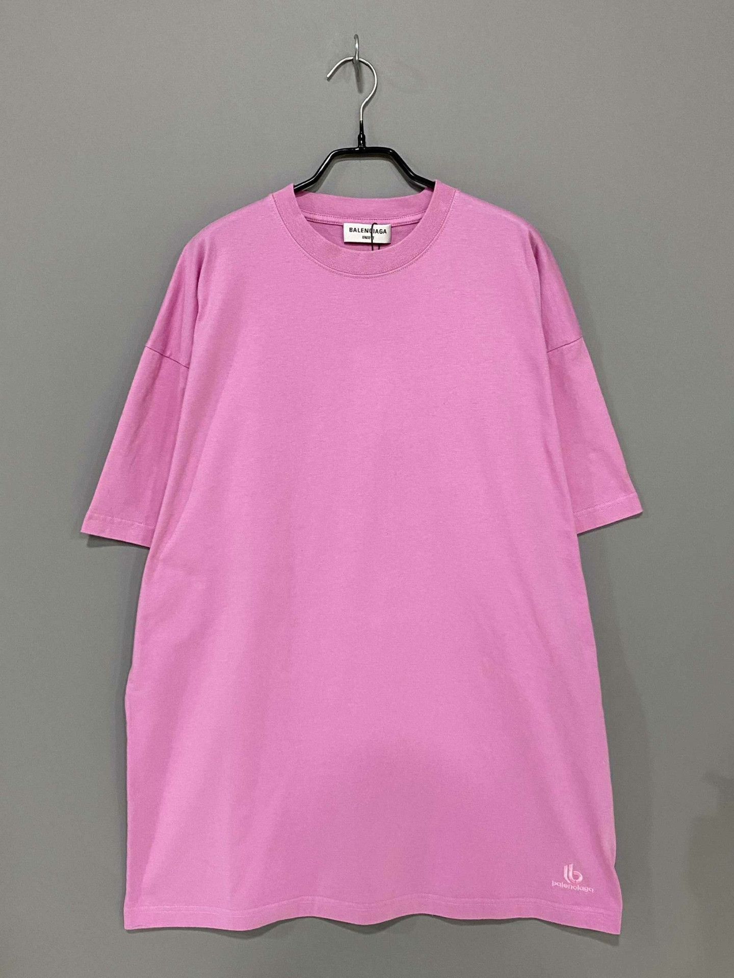 Balenciaga Balenciaga Retro Embroidered Pink T-Shirt m Men Size US M / EU 48-50 / 2 - 1 Thumbnail