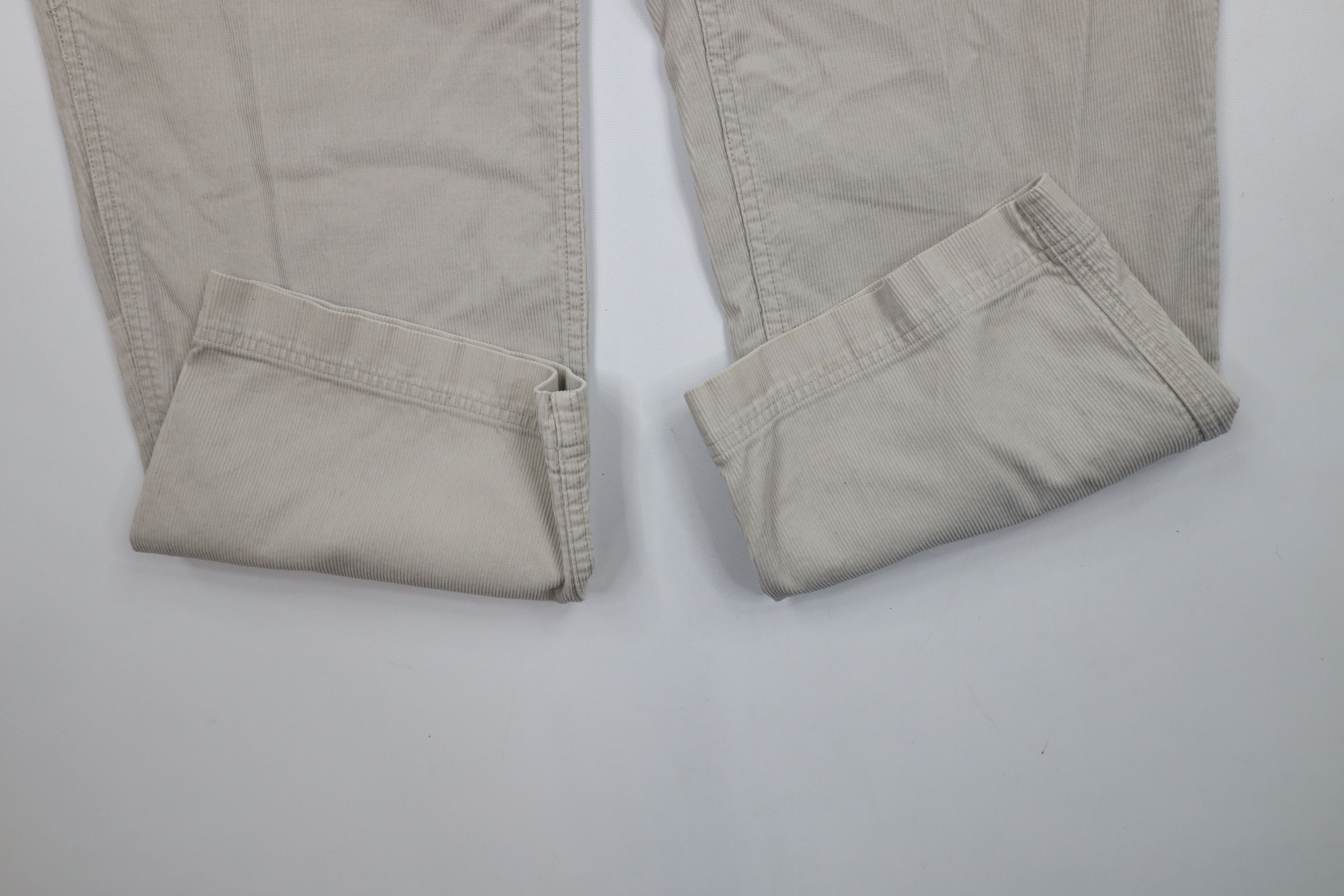 Eddie Bauer × Vintage Vintage 90s Eddie Bauer Wide Leg Corduroy Dungaree Pants Size US 38 / EU 54 - 5 Thumbnail
