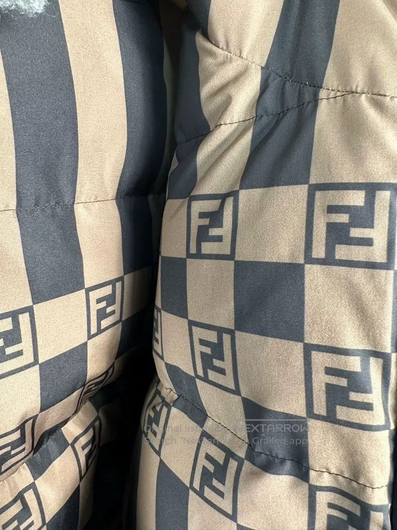 Fendi Fendi Double-Sided Full Print Logo Down Jacket Size M / US 6-8 / IT 42-44 - 4 Thumbnail
