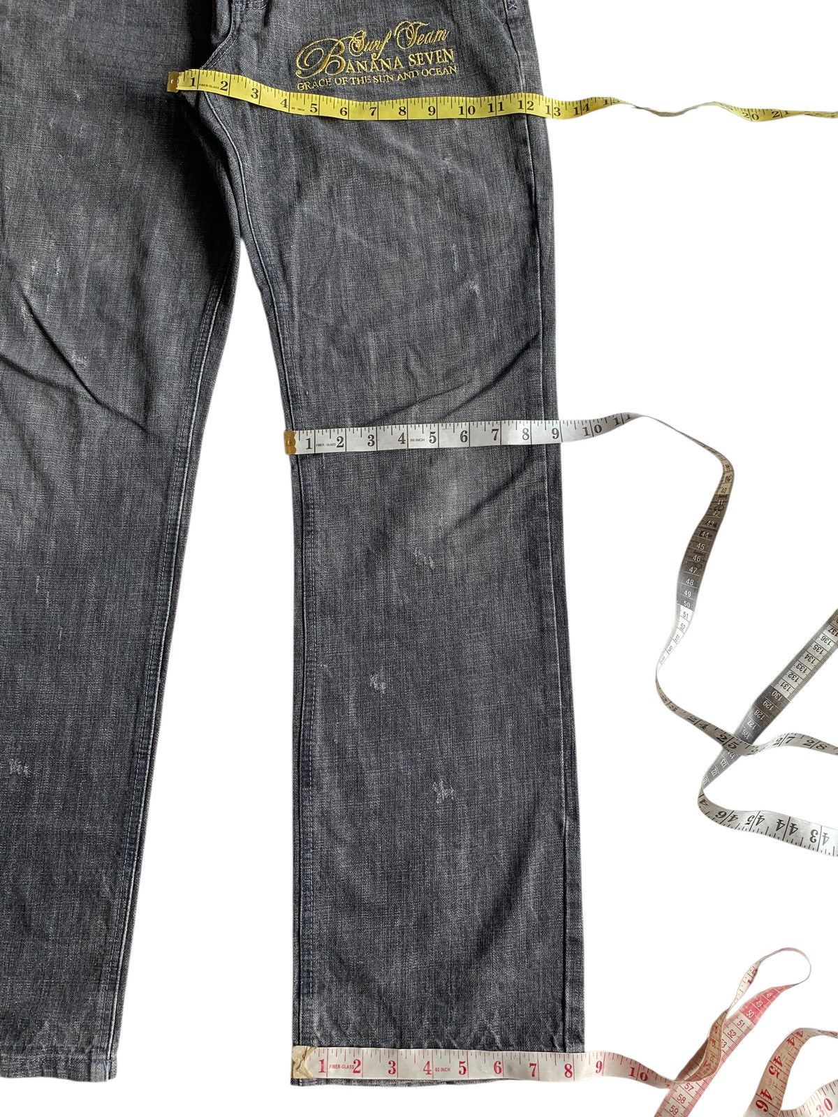 Kapital BANANA SEVEN SURF CITY STREETWEAR DENIM Size US 33 - 17 Thumbnail