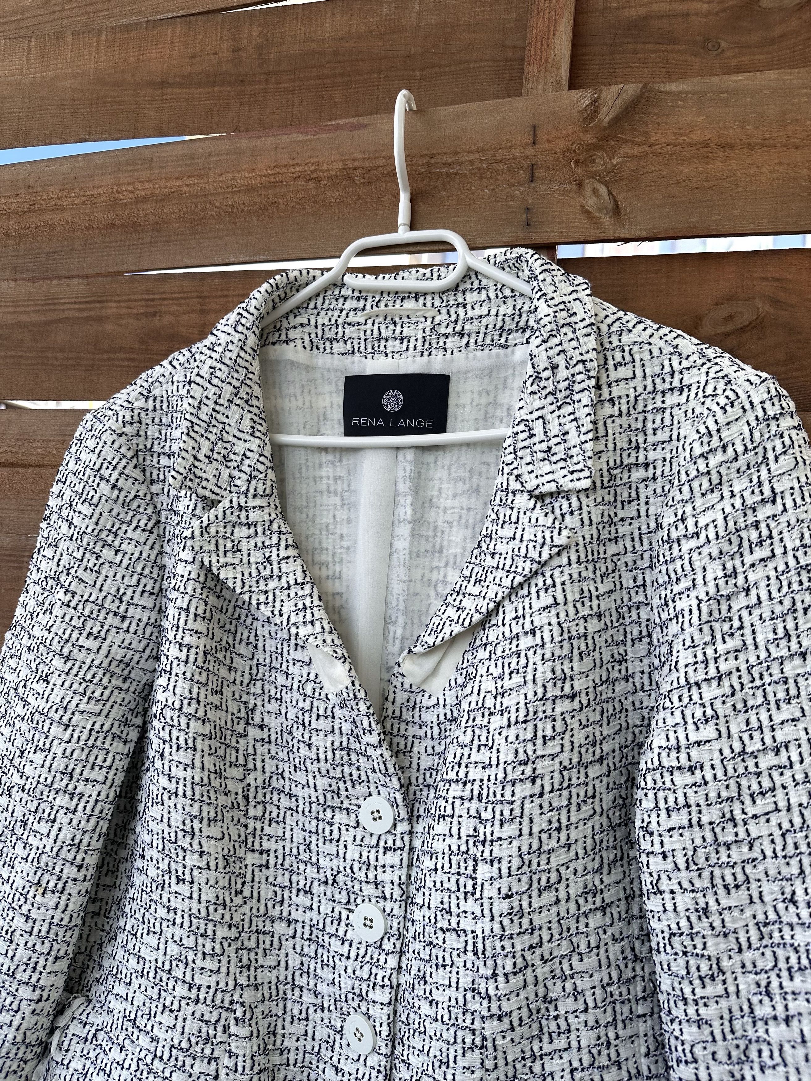 Designer Rena Lange women blazer jacket Size L / US 10 / IT 46 - 2 Thumbnail