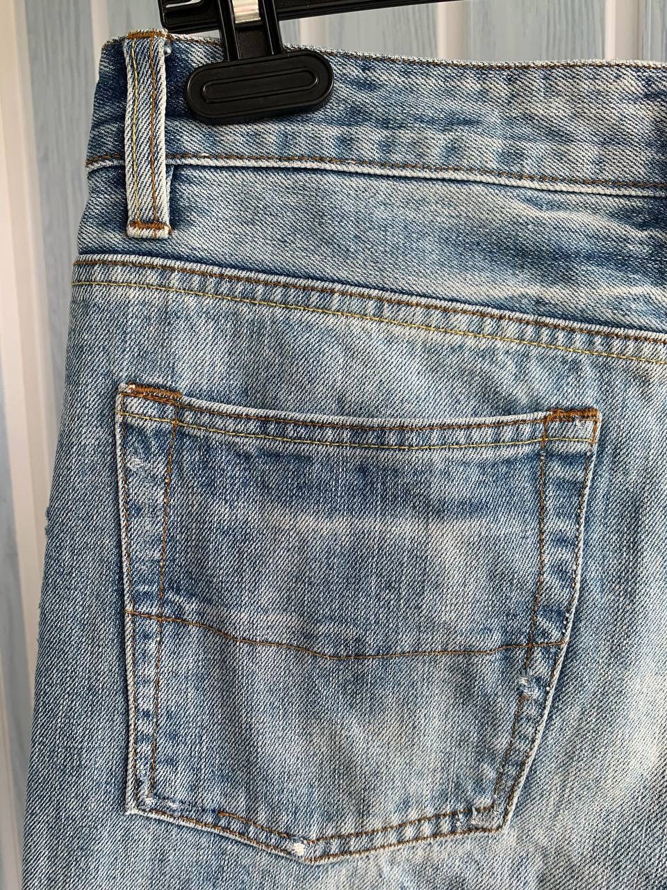 Emmett × Japanese Brand EMMETT Unisex E D Bill Lt Rip Wash 562/m Selvedge Jeans Size US 29 - 5 Thumbnail