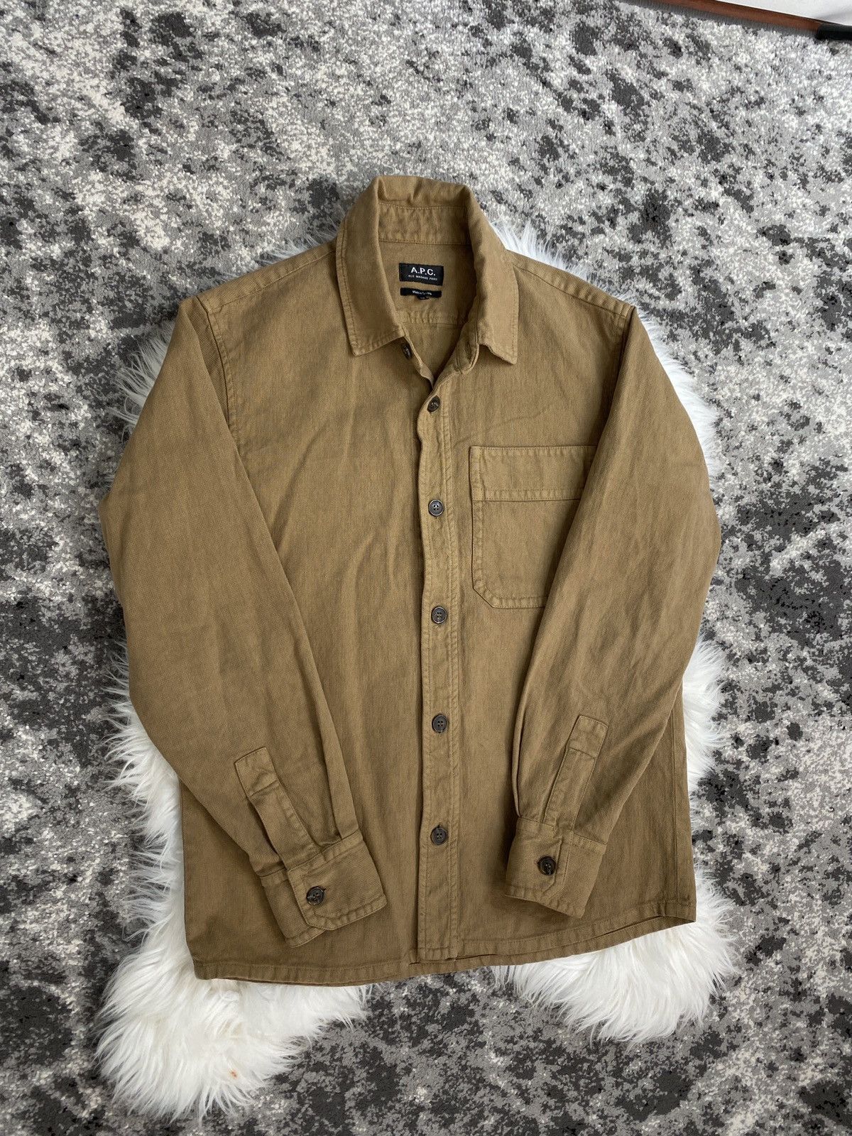 A.P.C. A.P.C. Shirt Beige Colour XS-S Size Size US XS / EU 42 / 0 - 2 Thumbnail