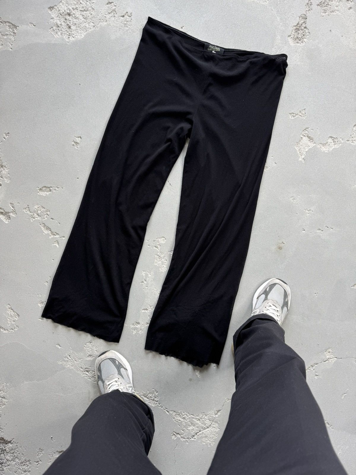 Jean Paul Gaultier × Vintage Jean Paul Gaultier Femme Wool Flared Pants Size 28" / US 6 / IT 42 - 1 Thumbnail