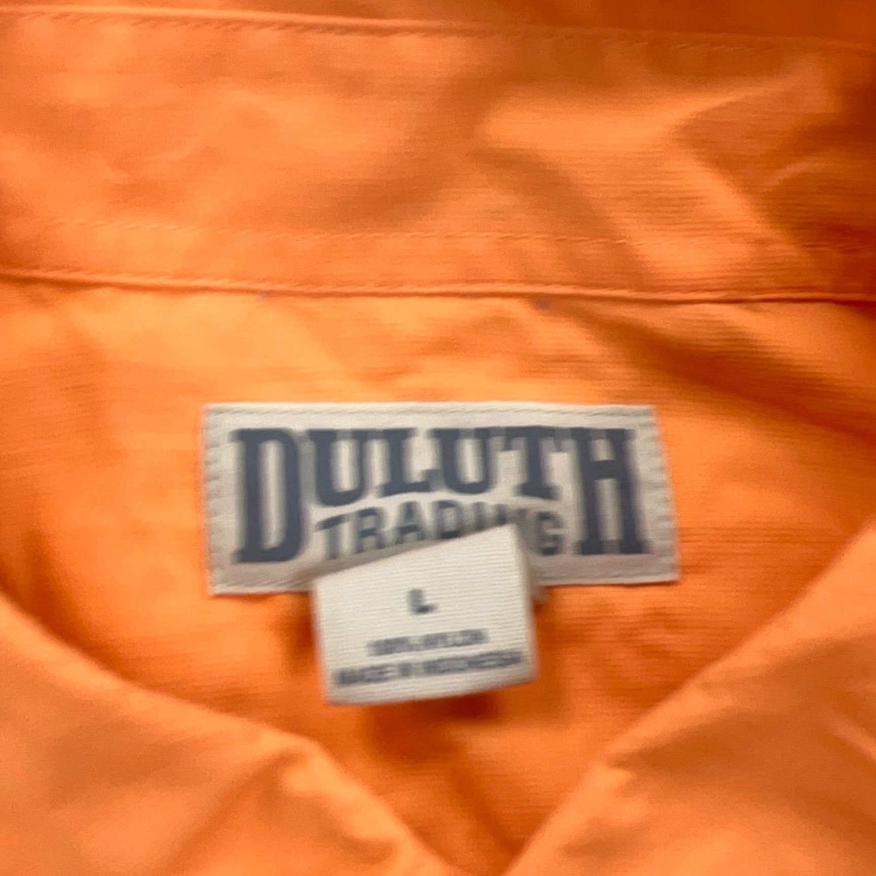 Vintage Duluth Shirt Men Large Orange Button Up Double Pocket Outdoors Camp Performance Size US L / EU 52-54 / 3 - 3 Thumbnail