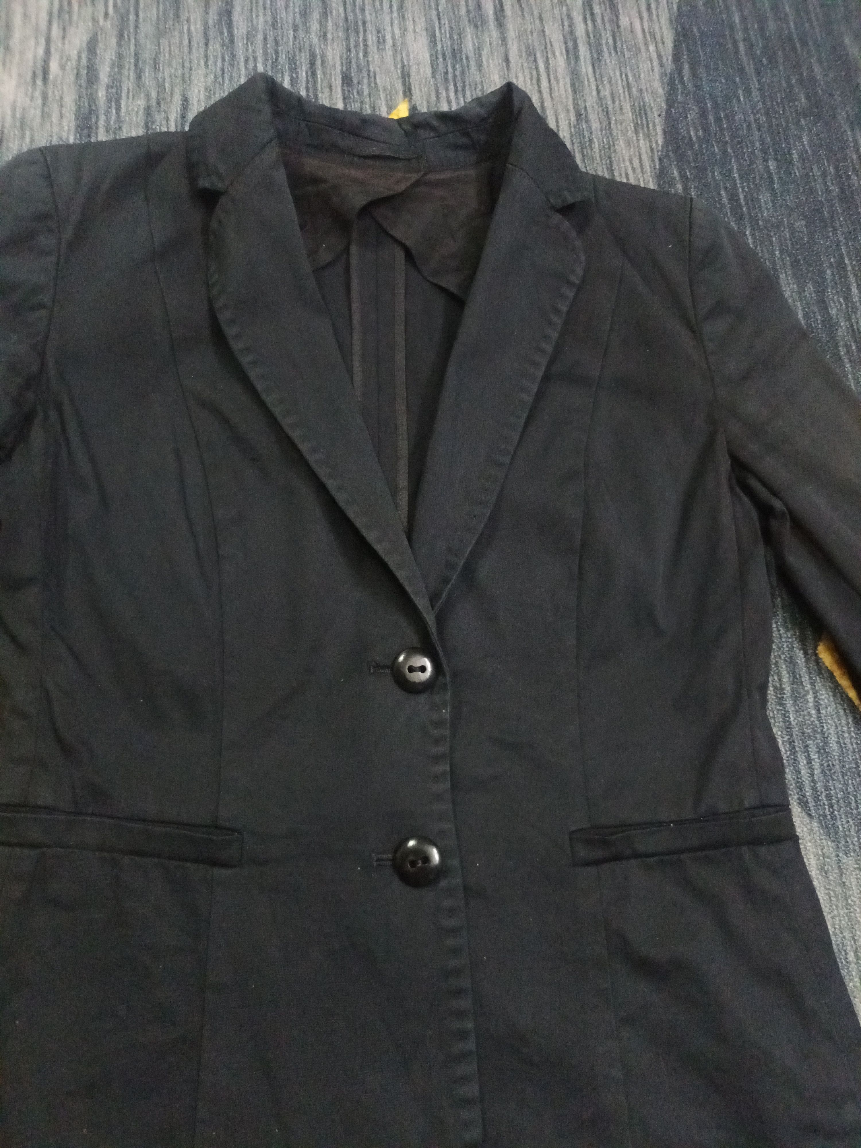 Max Mara 🔥 MAX MARA STUDIO MADE IN POLAND BLACK BLAZER 🔥 Size XS / US 0-2 / IT 36-38 - 8 Thumbnail