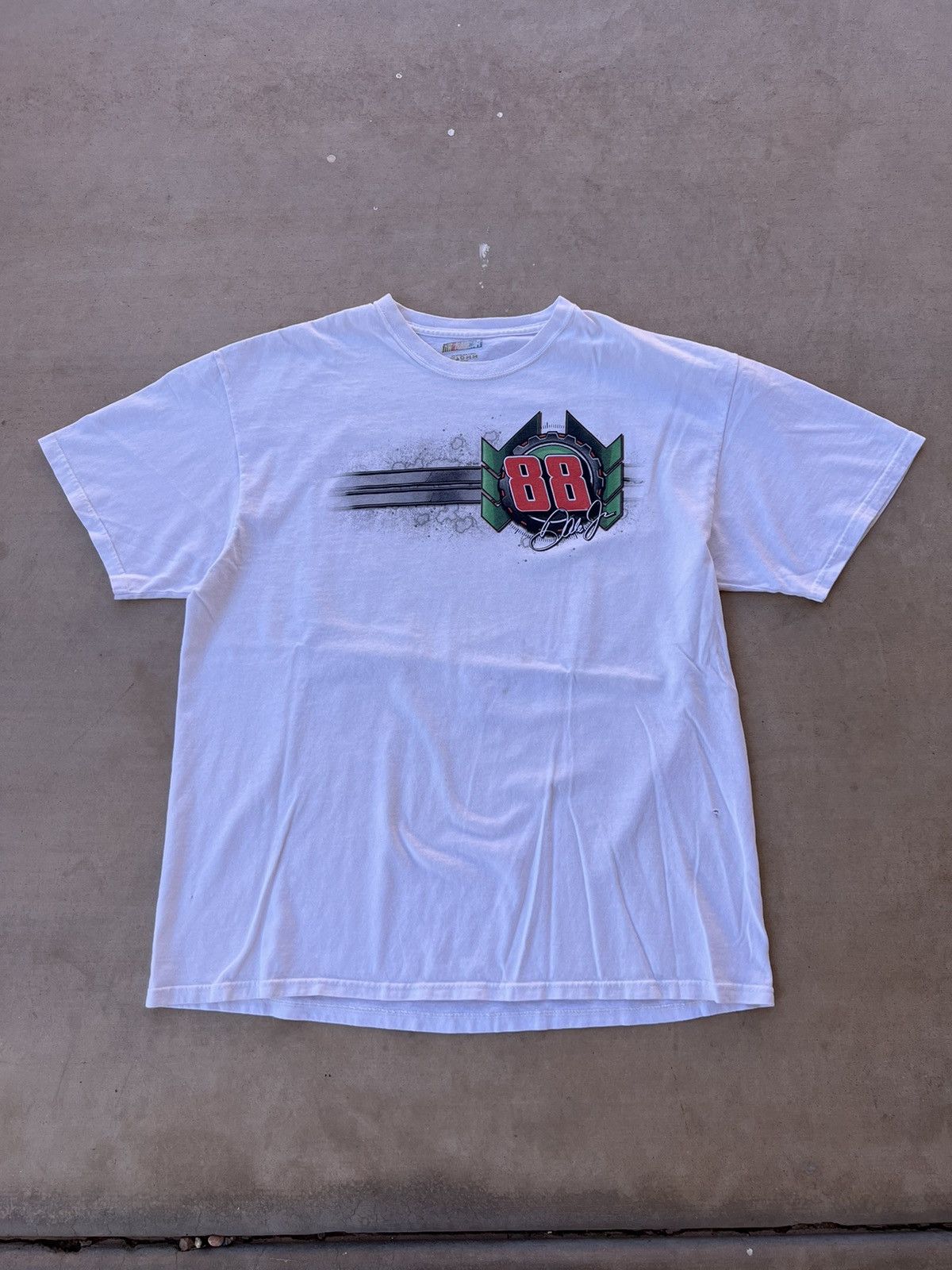 NASCAR × Vintage Vintage Dale Earnhardt Jr NASCAR Racing Tee Size US XL / EU 56 / 4 - 1 Thumbnail