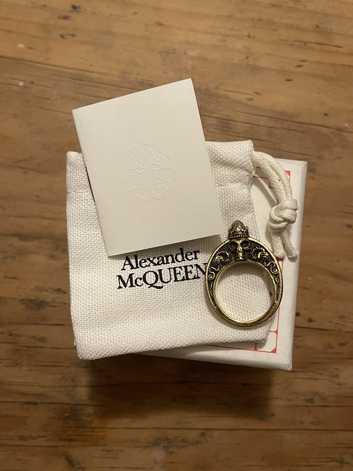 Alexander McQueen Alexander McQueen King skull ring size 9 Size ONE SIZE - 1 Thumbnail