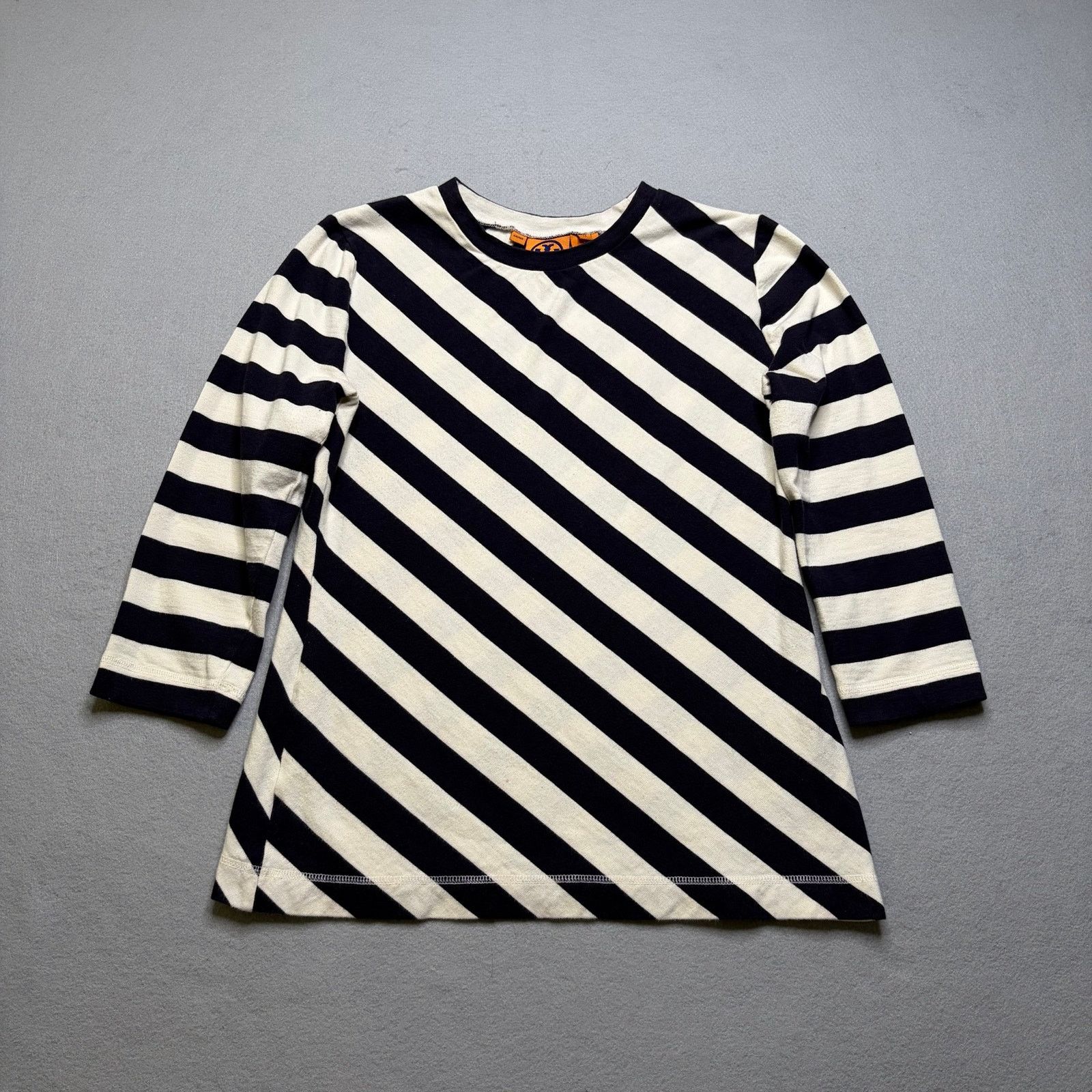 Tory Burch Tory Burch Women’s Medium Navy White Striped Tunic Top Size M / US 6-8 / IT 42-44 - 1 Thumbnail