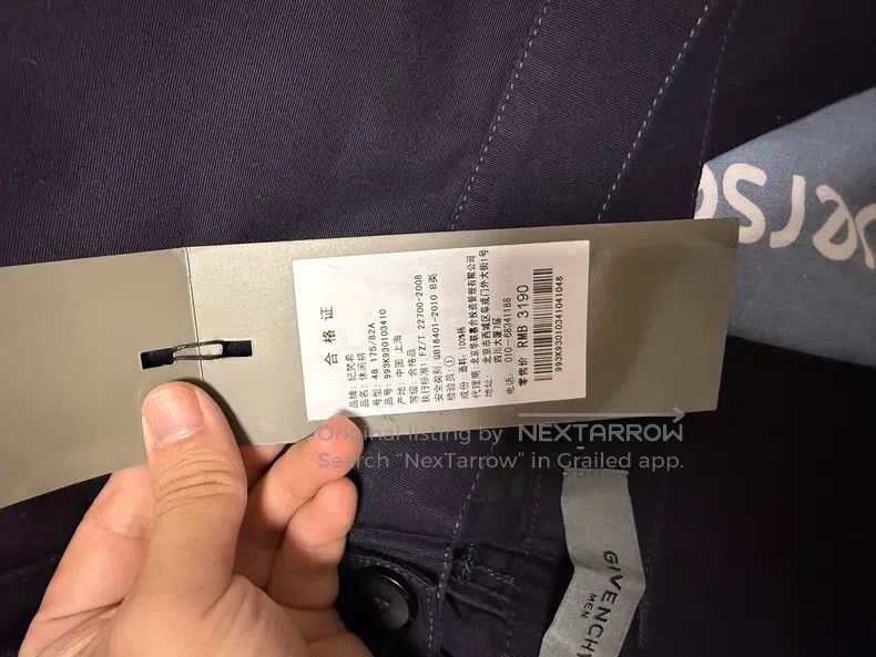 Givenchy Givenchy Size48 Relaxed Trousers Straight Leg Size US 29 - 8 Thumbnail