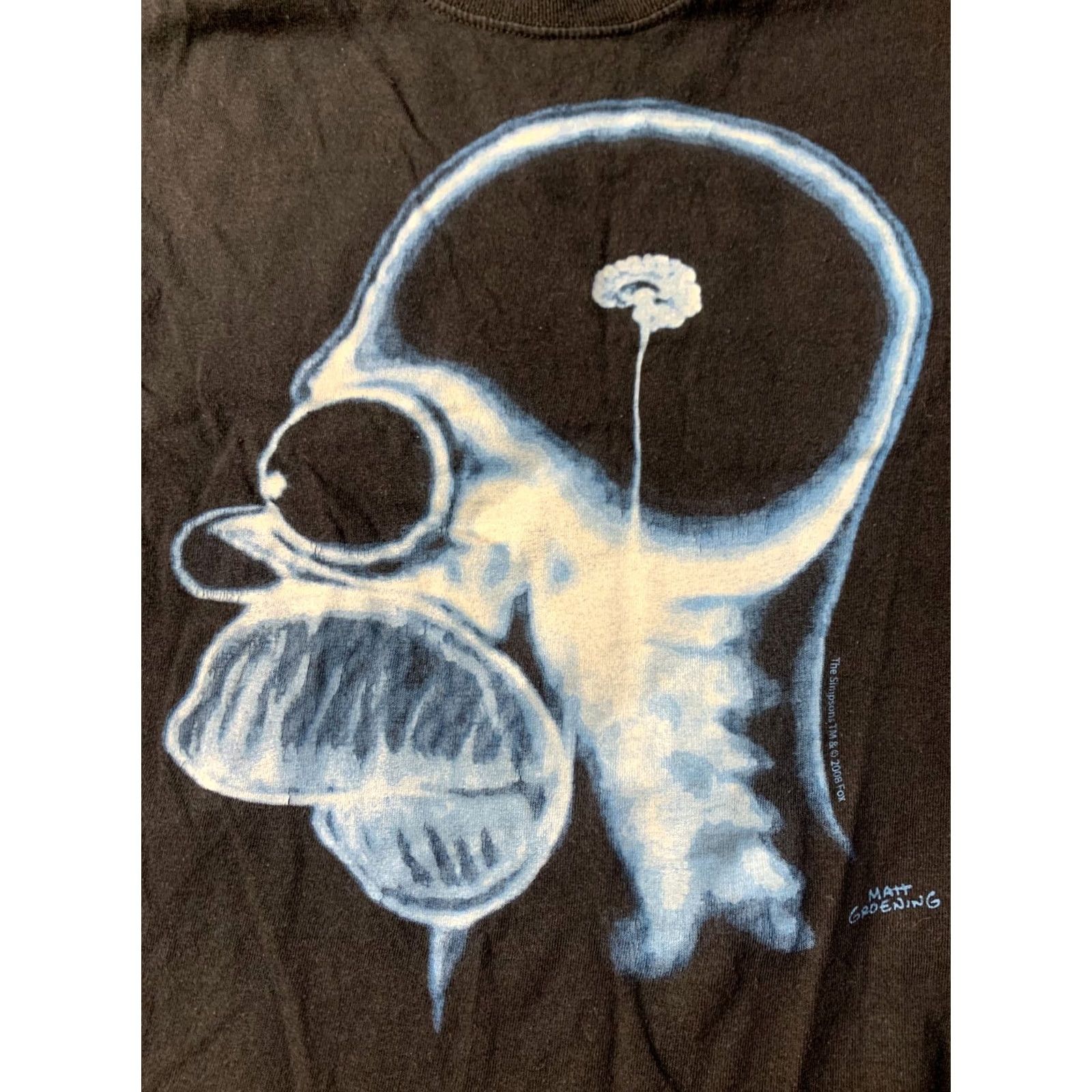 Jerzees Nike The Simpsons Homer 2009 Men Shirt Jersey T-Shirt Tee Jerzees M Black Shirt Men 2000s Comics Size US M / EU 48-50 / 2 - 3 Thumbnail
