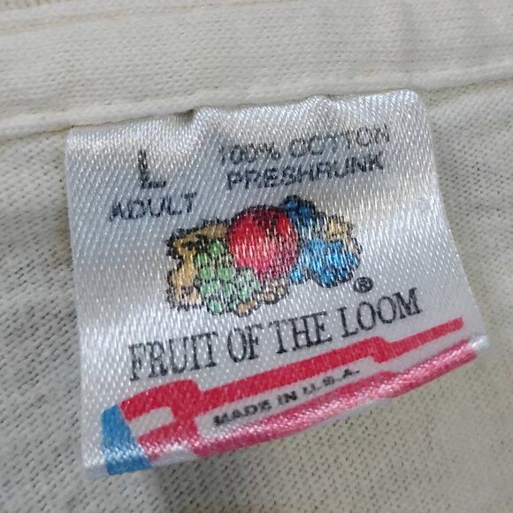 Fruit Of The Loom Vintage 90s Oasis Fine Foods Marketplace T-Shirt Size US L / EU 52-54 / 3 - 4 Thumbnail