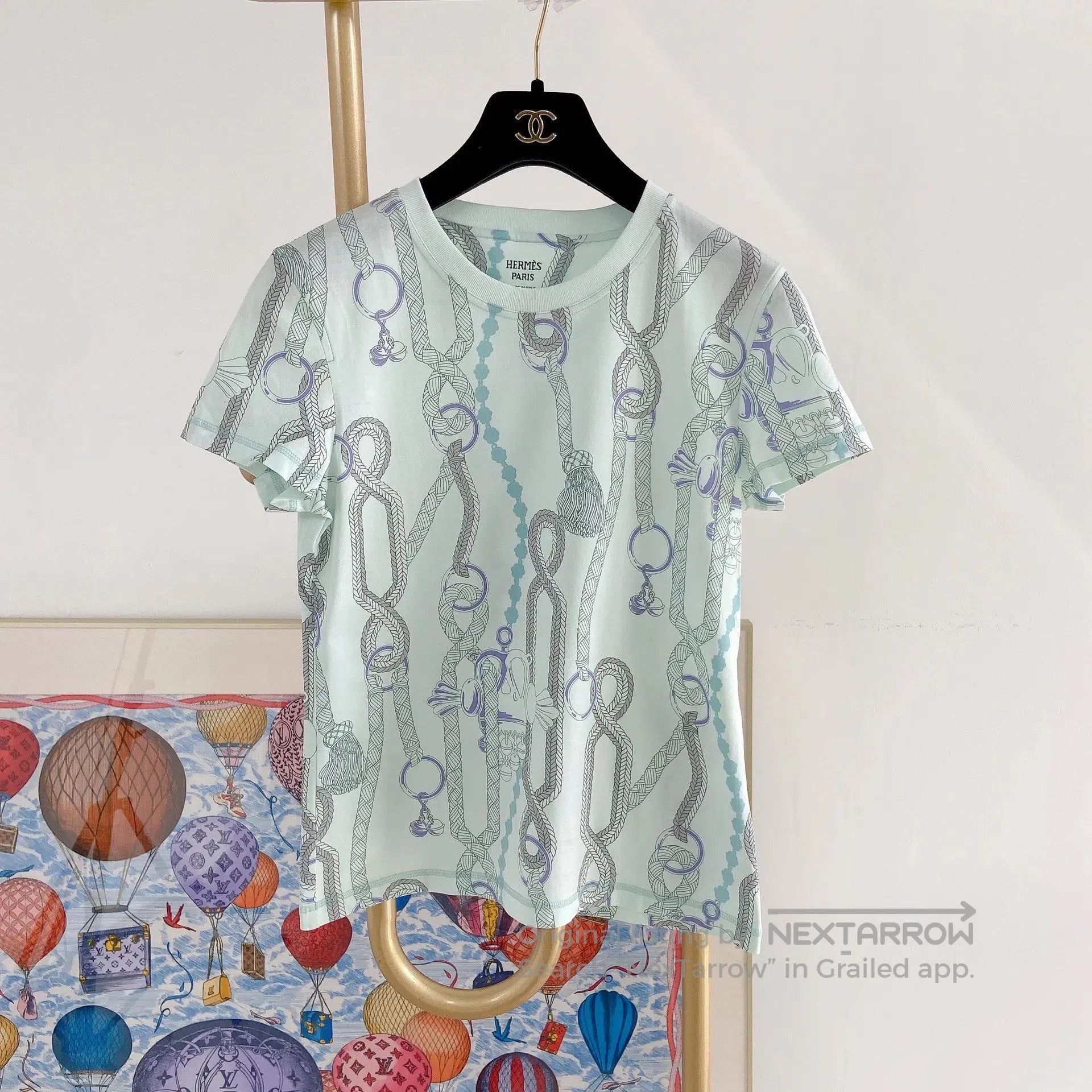 Hermes Hermes Printed T-Shirt Size 34. Size XXS / US 00 / IT 34 - 1 Thumbnail