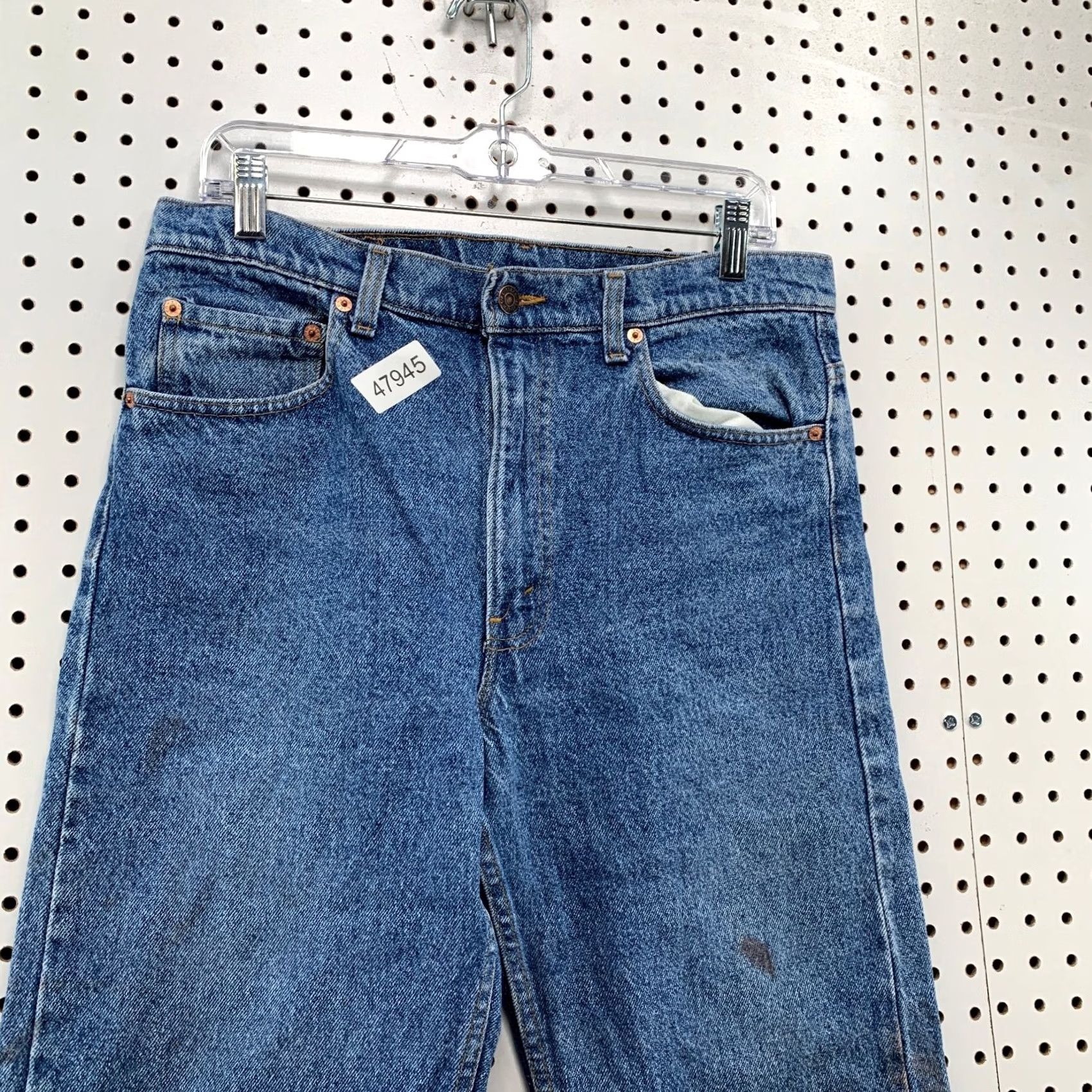 Levi's Levi's 505 Jeans Mens 34x32 Straight Light Wash USA Made 505 Levis Jeans Mens Size US 34 / EU 50 - 7 Thumbnail