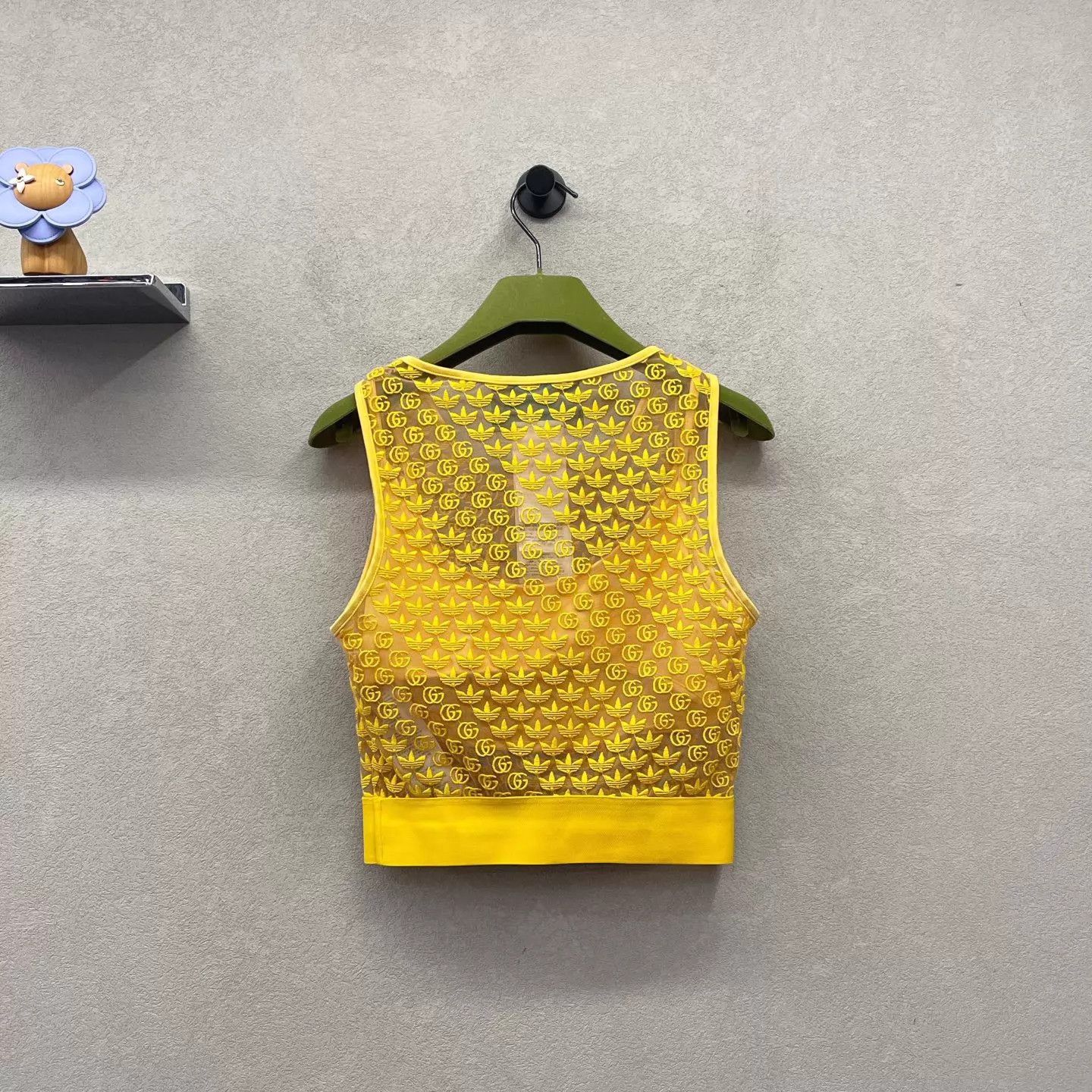 Gucci GUCCI x adidas Yellow Vest & Skirt Set Women XS Size 25" / US 0 / IT 36 - 2 Thumbnail