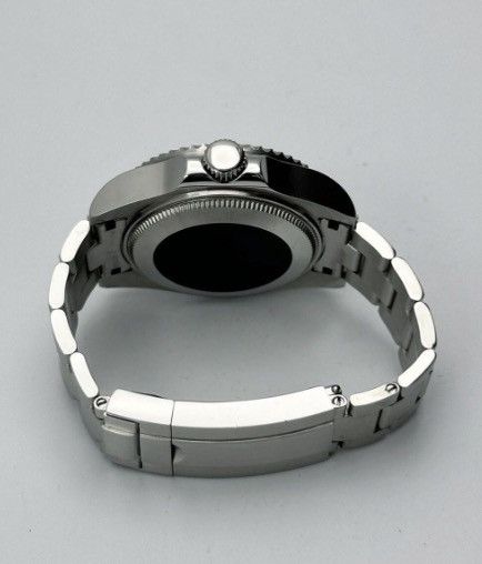 Japanese Brand Seiko Mod Sea-Dweller Deepsea Green Black Dial Steel Watch Size ONE SIZE - 7 Thumbnail