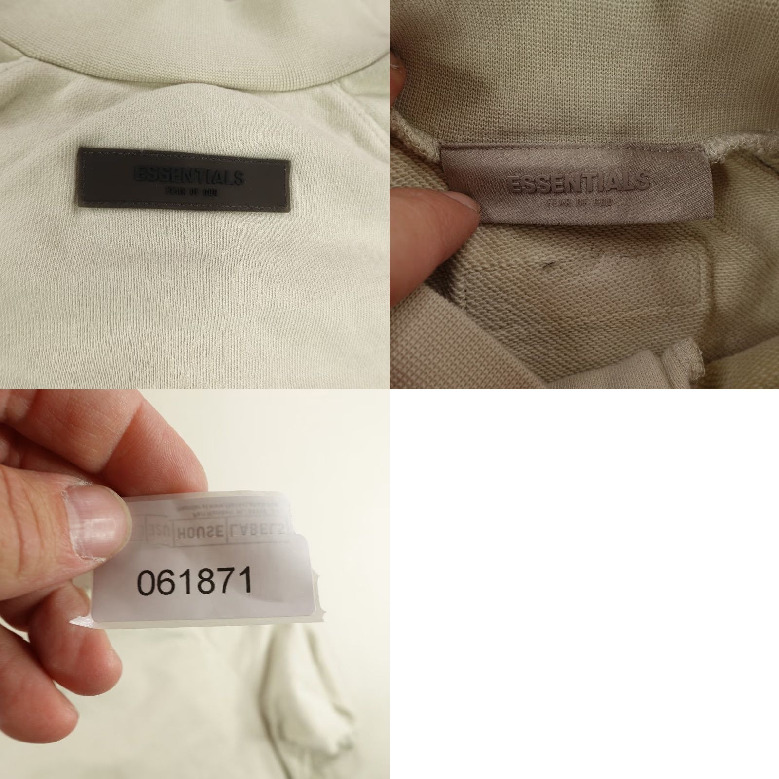 Fear of God VINTAGE Fear of God Essentials Sweatshirt Womens XS Beige Oversized Pullover Casual Streetwear Designer 2010s Size XS / US 0-2 / IT 36-38 - 8 Thumbnail