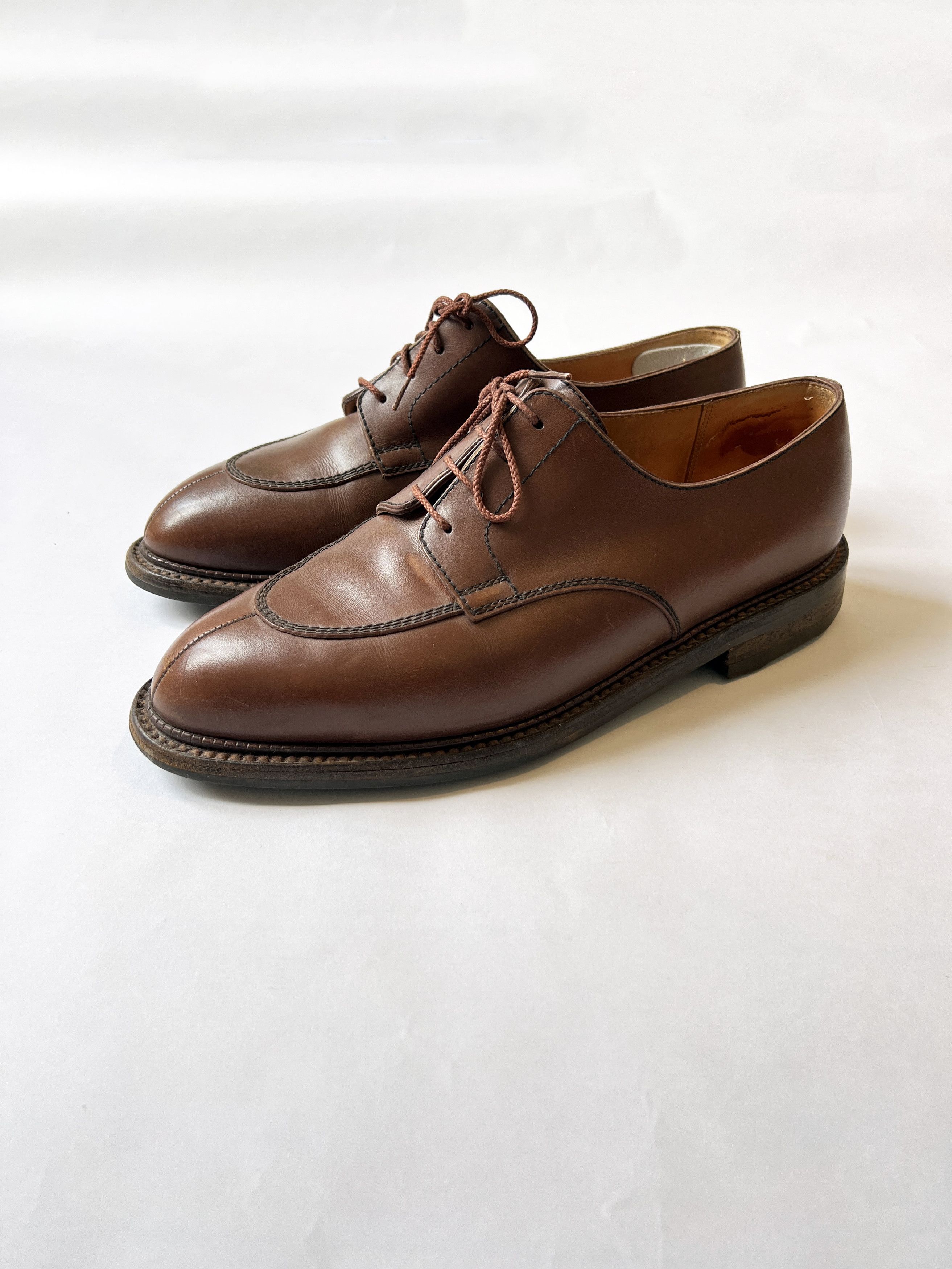 J.M. Weston JM Weston - Derby Chasse - 9E Cuir Veau Box Bergeronette Size US 10 / EU 43 - 4 Thumbnail