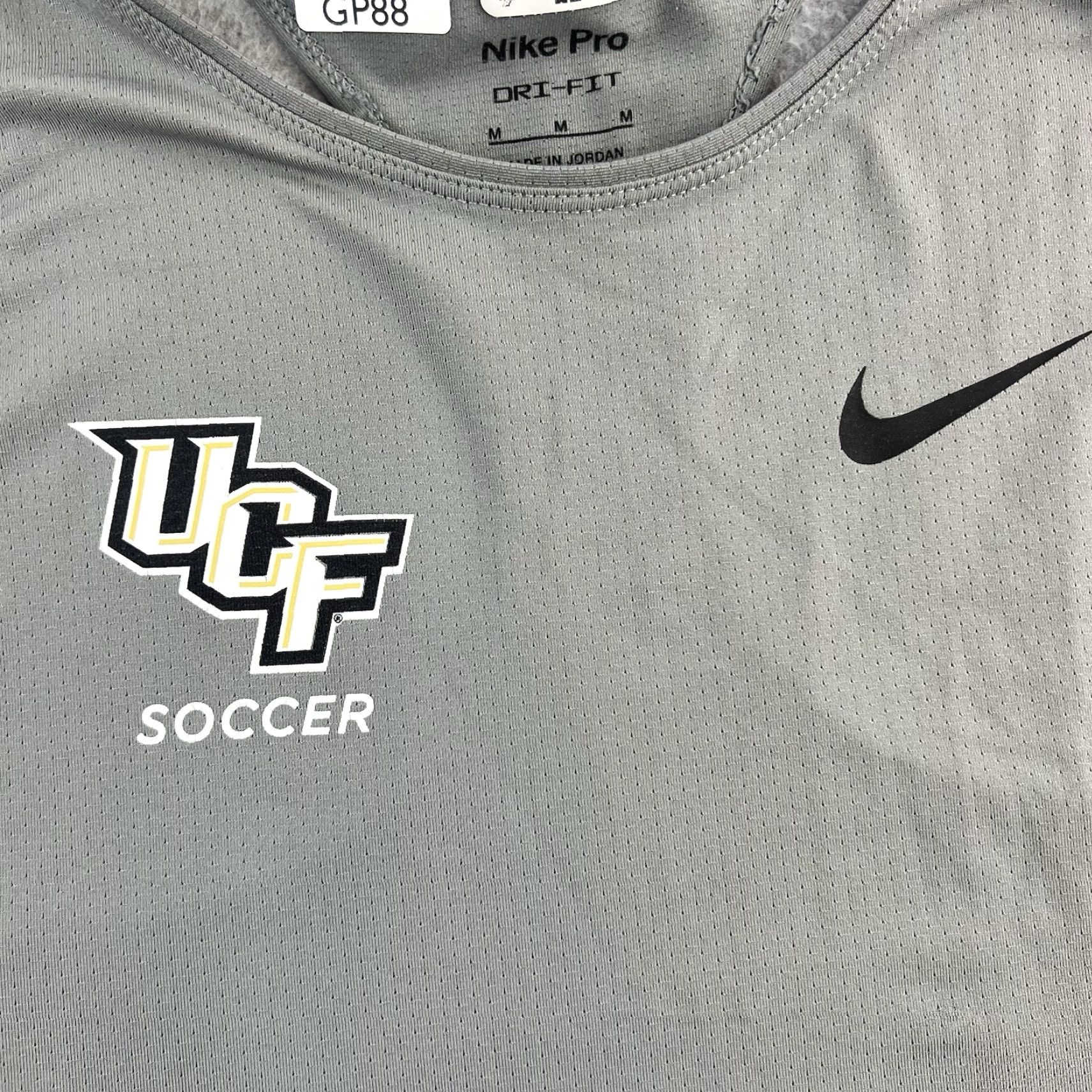 Nike UCF Nike Dri Fit Racerback Tank Top Women M Gray Athletic Soccer Sleeveless Shirt Size M / US 6-8 / IT 42-44 - 7 Thumbnail