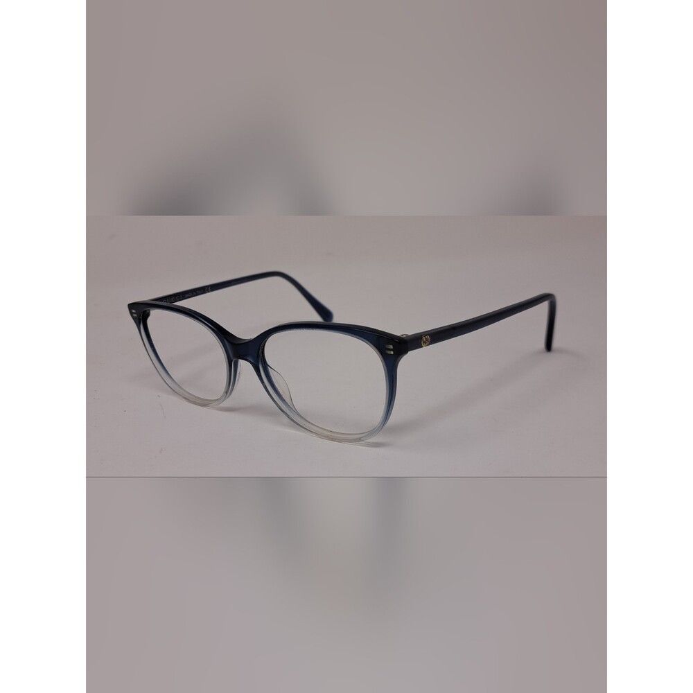 Gucci Gucci Women's Glasses Frames Blue Transparent Oval GG0550O Size ONE SIZE - 6 Thumbnail
