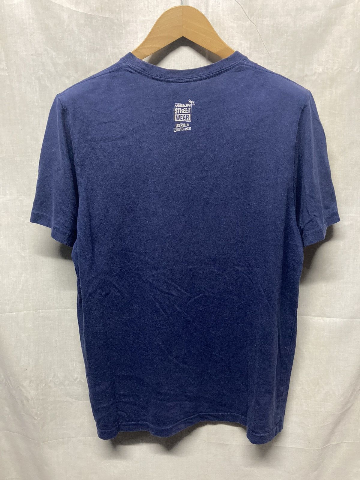 Vintage × Vision Streetwear Vintage Vision Streetwear Big Logo Navy Tee Size US M / EU 48-50 / 2 - 3 Thumbnail