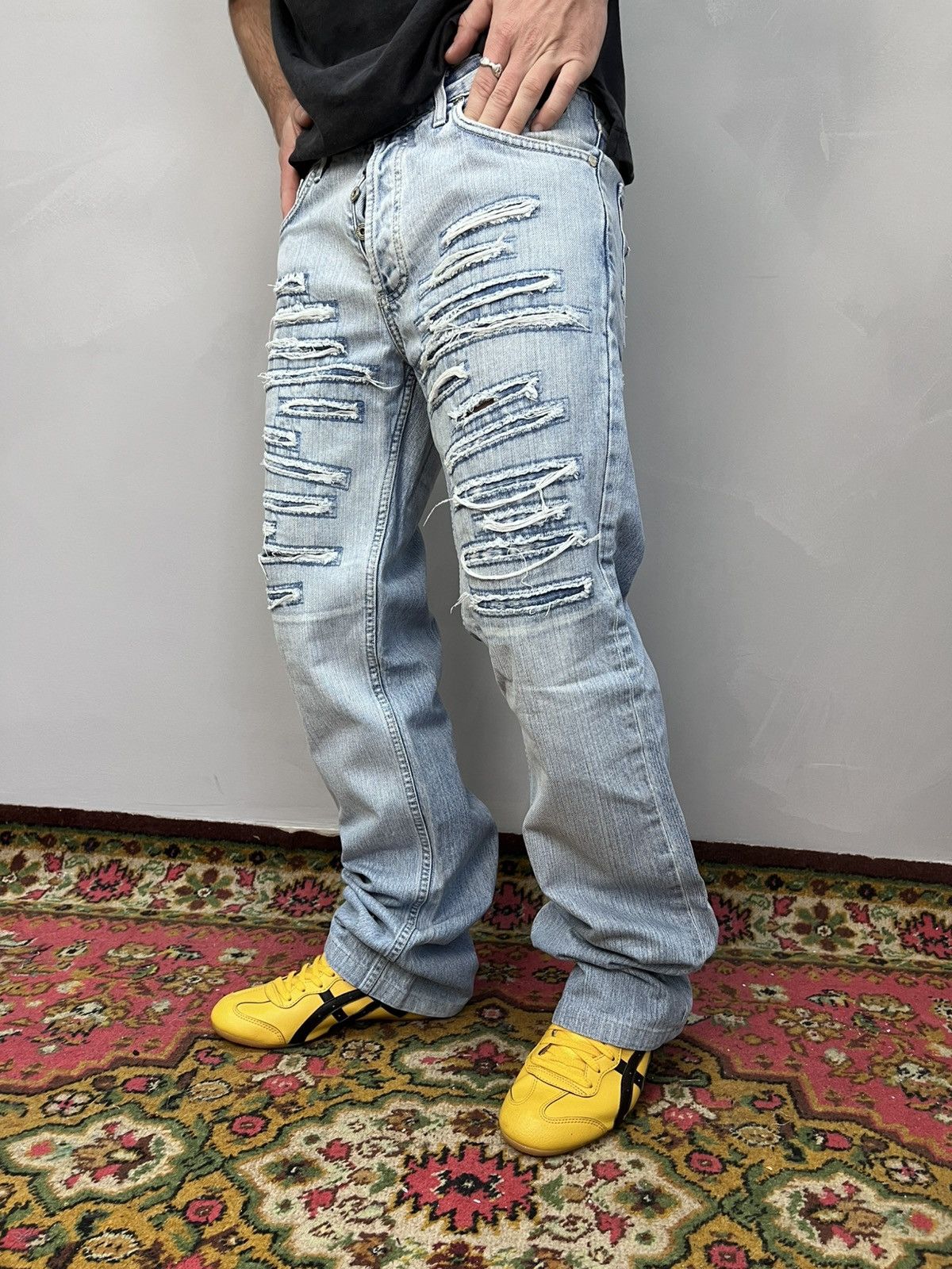 Diesel × Japanese Brand Y2K Vintage Streetwear DIESel Cargo Baggy Jeans sh Size US 32 / EU 48 - 3 Thumbnail
