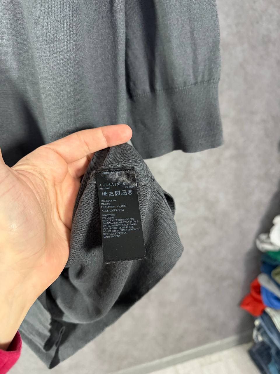 Allsaints Allsaints designer logo 3/4 sleeve merino sweater Size US M / EU 48-50 / 2 - 5 Thumbnail