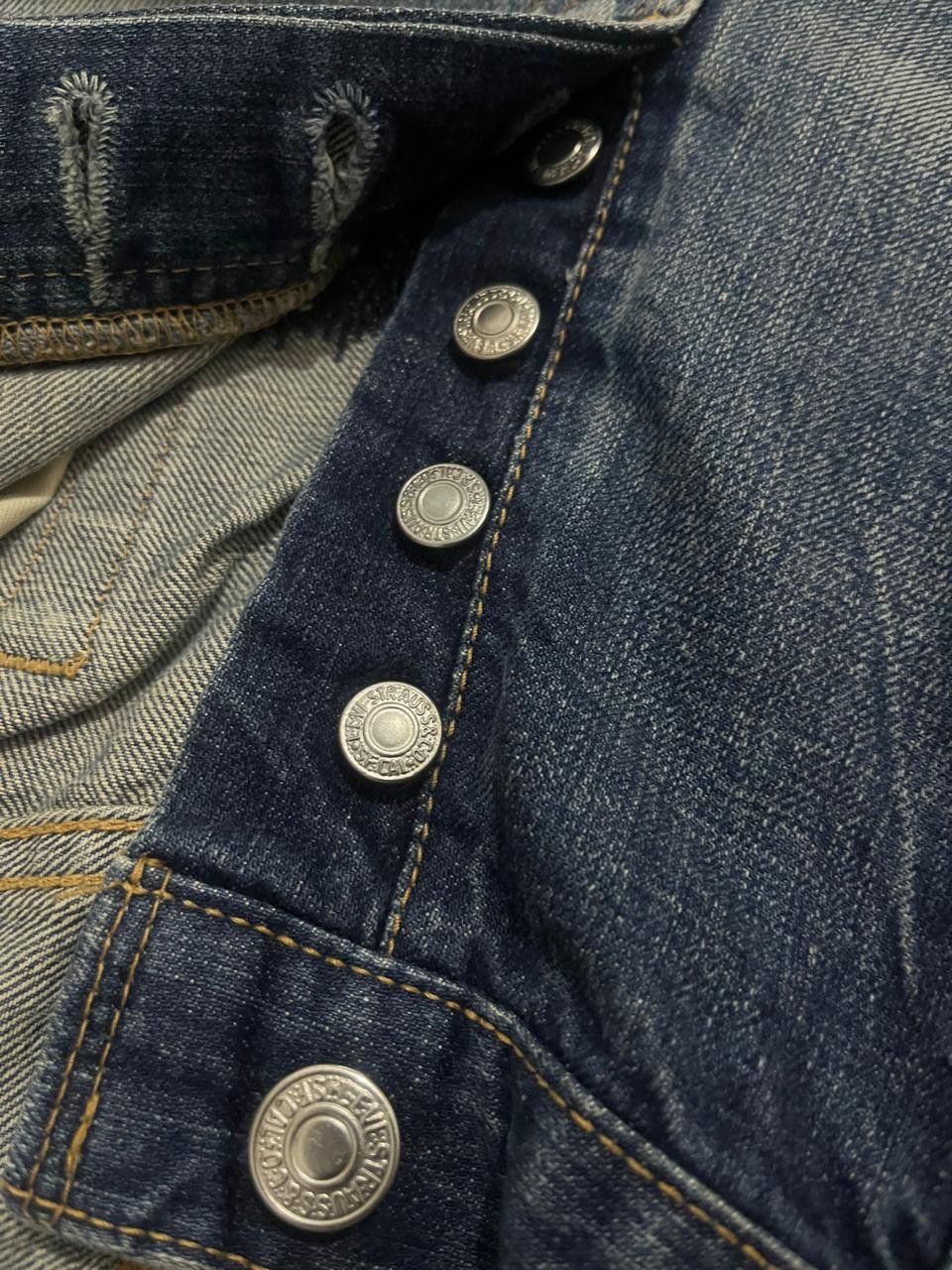 Vintage 2007 Levis 501-0069 Custom Distrassed Repaired Denim