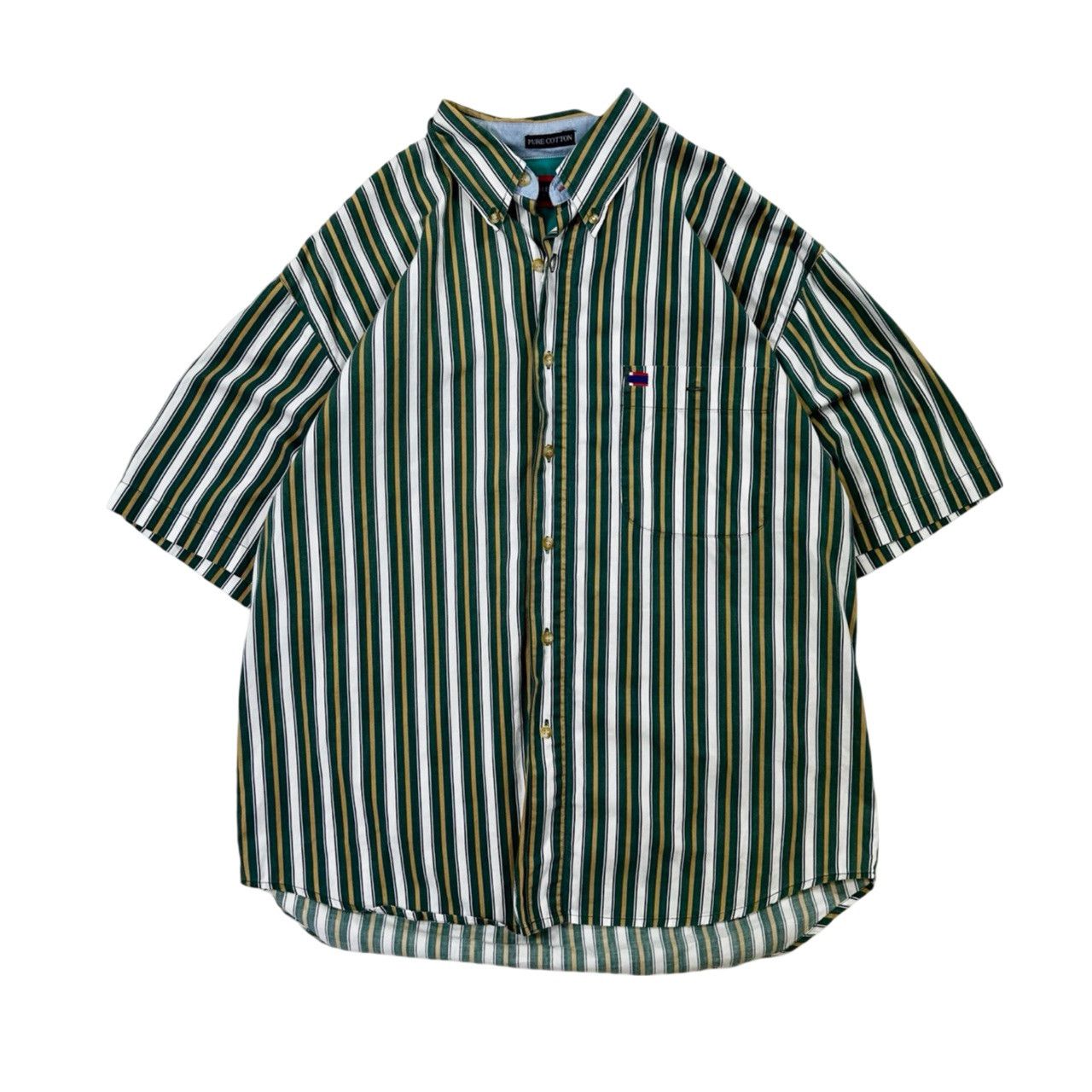 Vintage Vintage Bugle Boy Striped Button Up Shirt Size US M / EU 48-50 / 2 - 1 Thumbnail