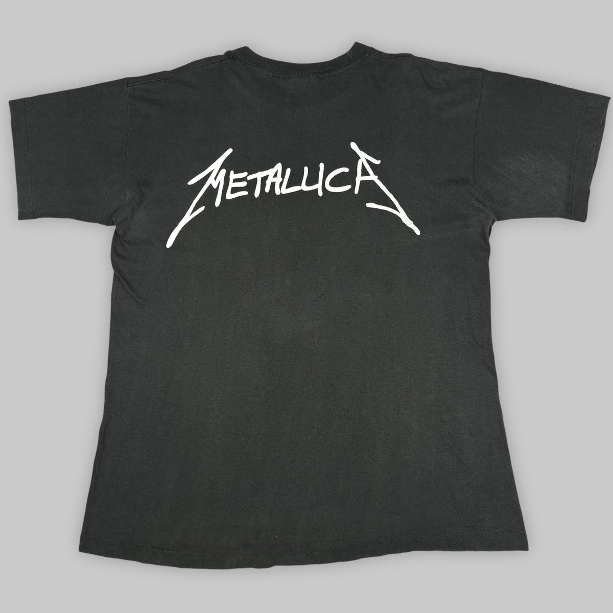 Band Tees Vintage Early 90s Metallica Tower Monster All Over T Shirt Size US XL / EU 56 / 4 - 3 Thumbnail
