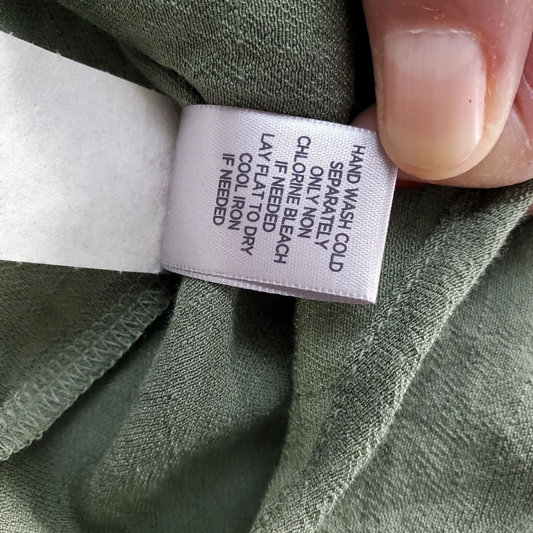 Avenue Avenue Womens Blouse Top Green Size 14/16 Pleated Lace Up V-Neck Casual Pullover Shirt Size XL / US 12-14 / IT 48-50 - 8 Thumbnail