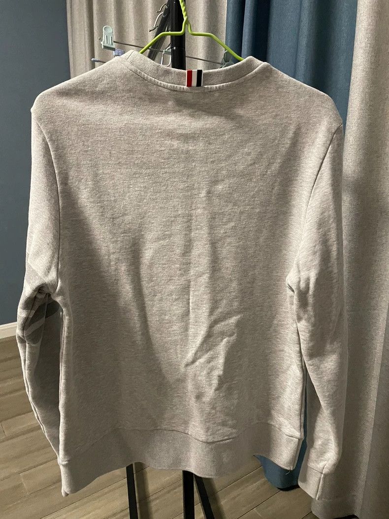 Thom Browne Thom browne Light gray sweatshirt 2503-Nextarrow Size US L / EU 52-54 / 3 - 2 Thumbnail