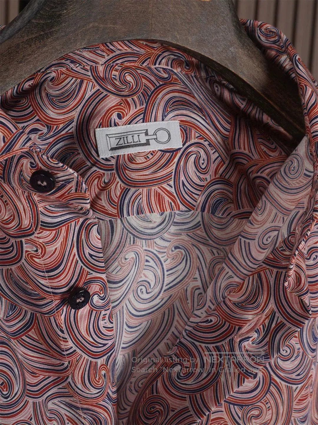 Zilli ZILLI Silk Blend Printed Shirt. Size US M / EU 48-50 / 2 - 4 Thumbnail