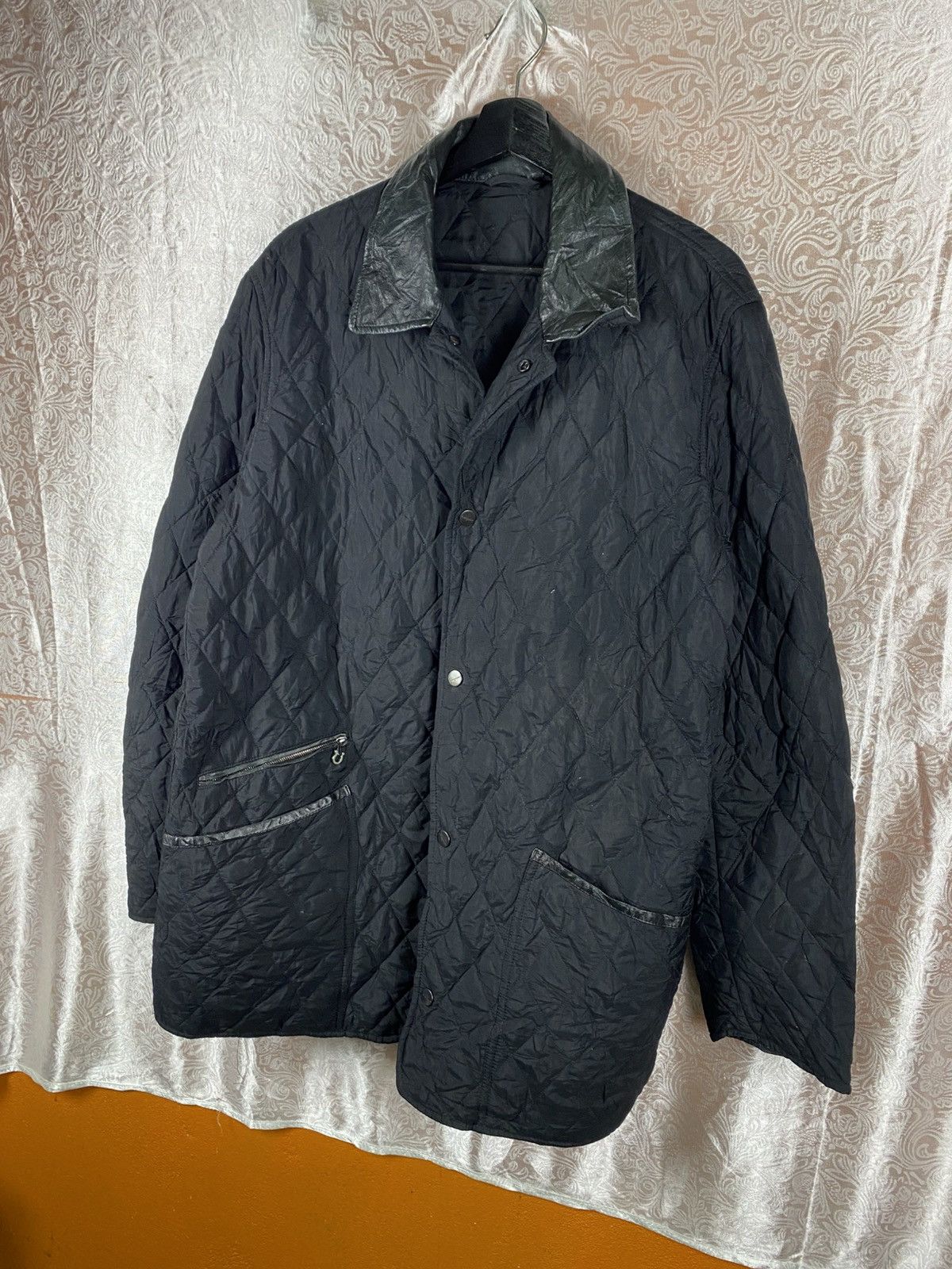 Salvatore Ferragamo Salvatore Ferragamo Black Quilted Jacket Luxury Outerwear Size XXL / US 16-18 / IT 52-54 - 4 Thumbnail