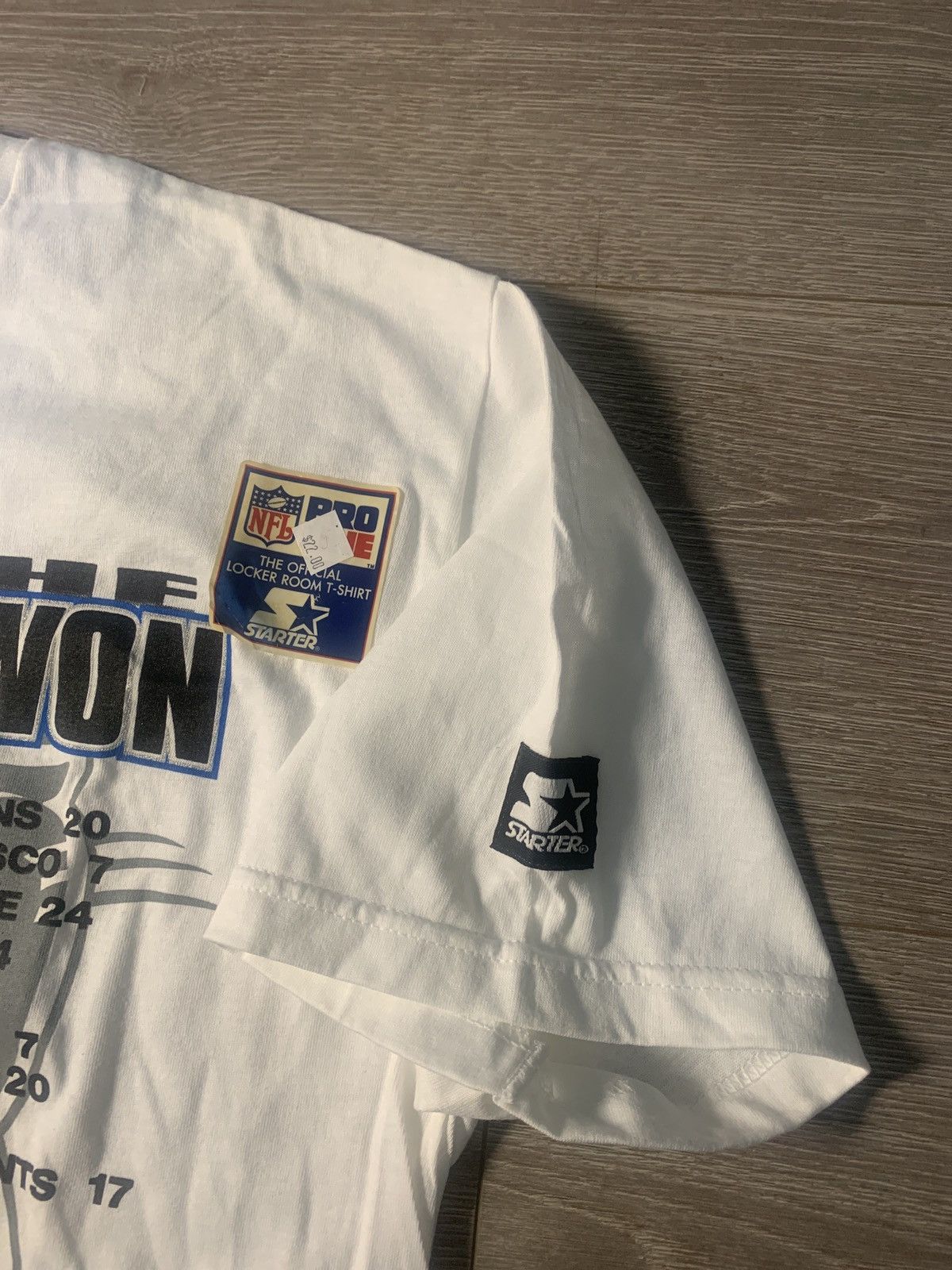 NFL × Starter × Vintage Vintage NFL Starter Carolina Panthers T-shirt 1996 Size US L / EU 52-54 / 3 - 4 Thumbnail