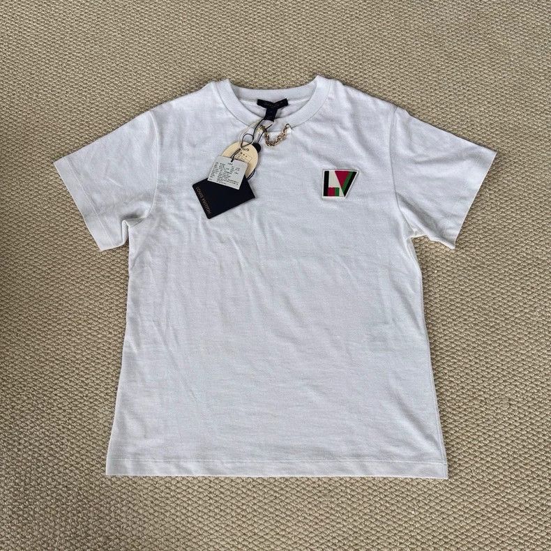 Louis Vuitton Louis Vuitton SS24 Embroidered Short Sleeve T-Shirt - dmc Size US S / EU 44-46 / 1 - 1 Thumbnail