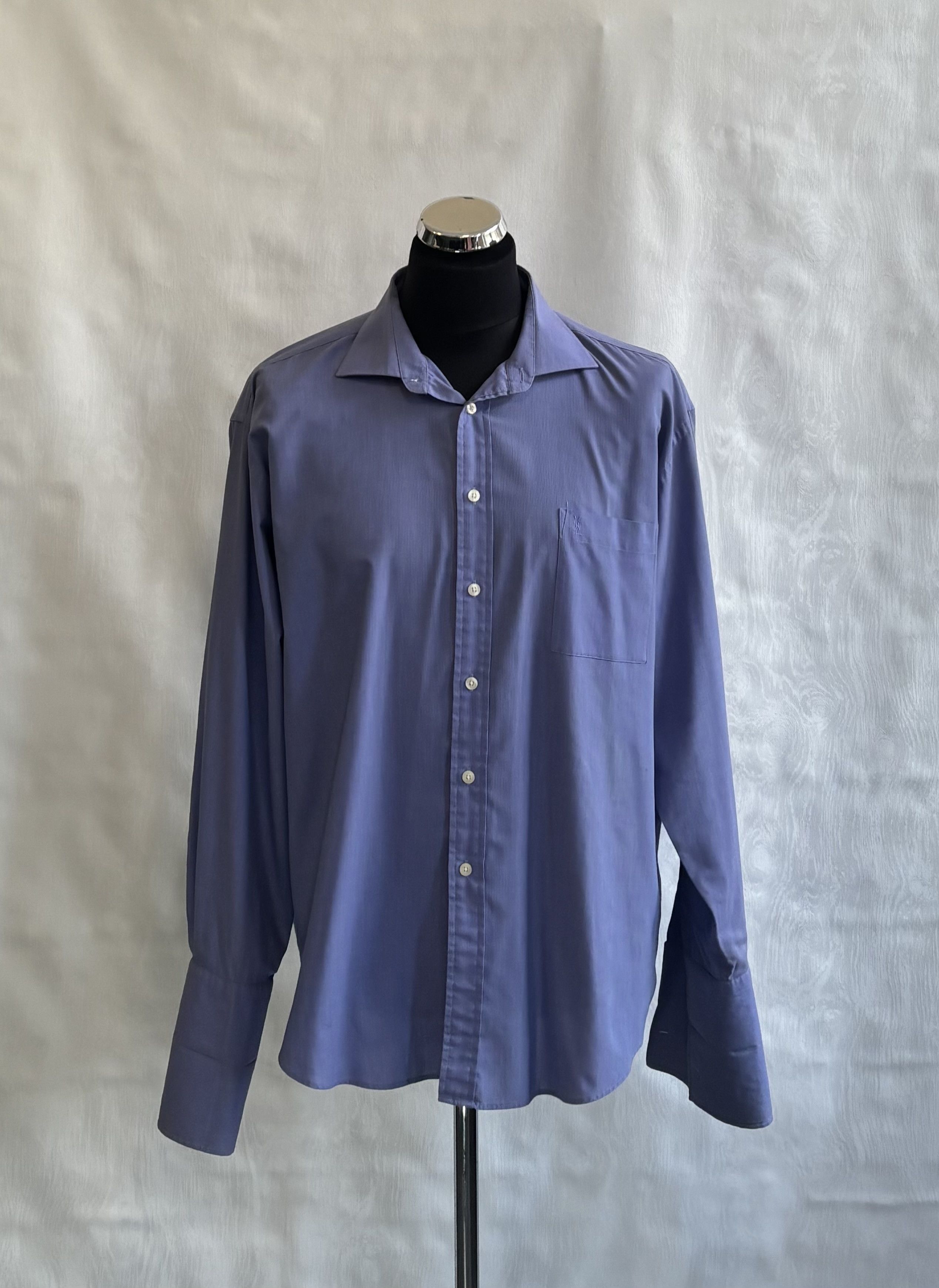 Yves Saint Laurent Yves Saint Laurent Purple Shirt Size 41 Size US XXL / EU 58 / 5 - 1 Thumbnail
