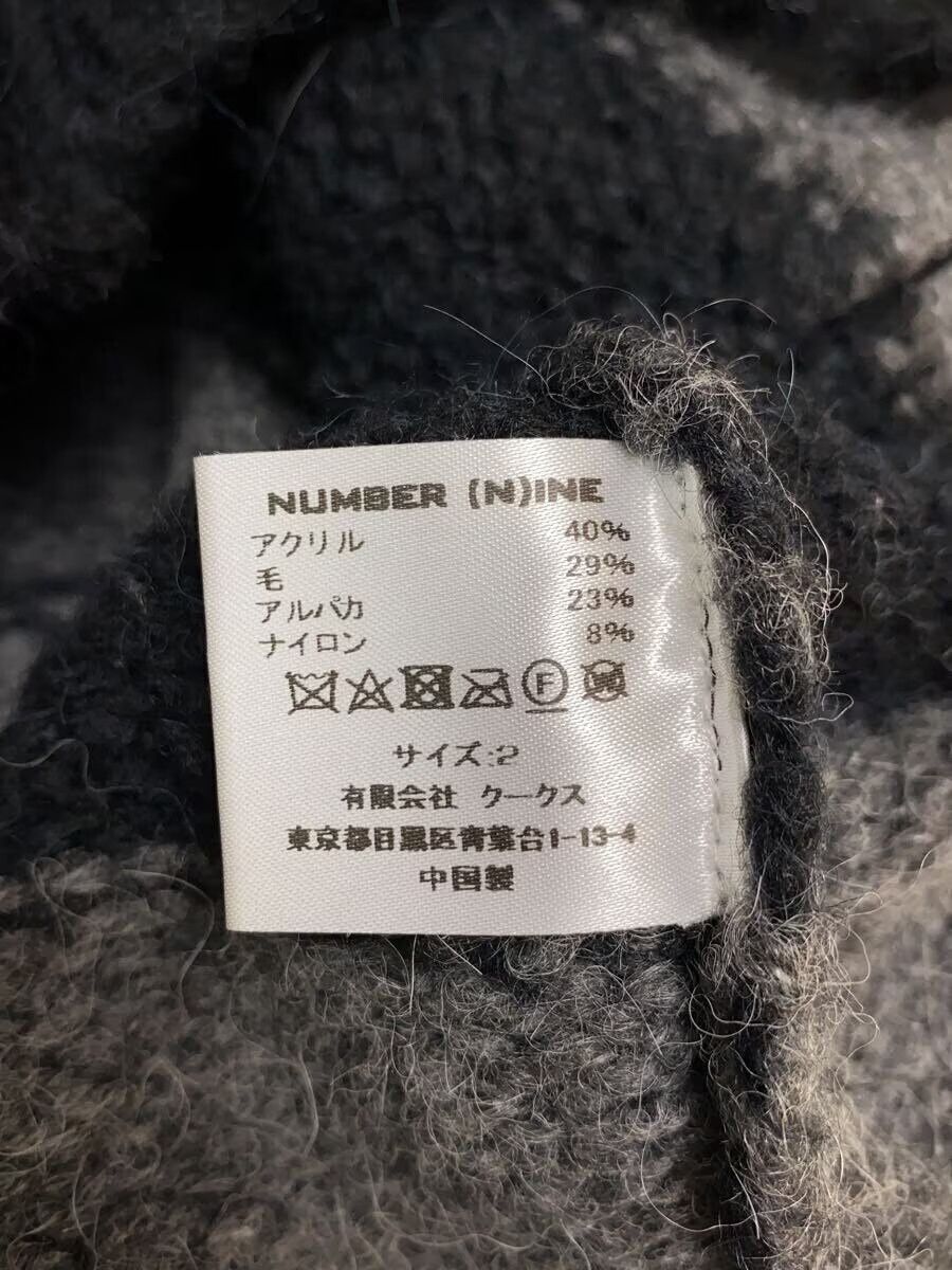 Number (N)ine Distressed Cobain Striped Knit Cardigan Size US M / EU 48-50 / 2 - 8 Thumbnail