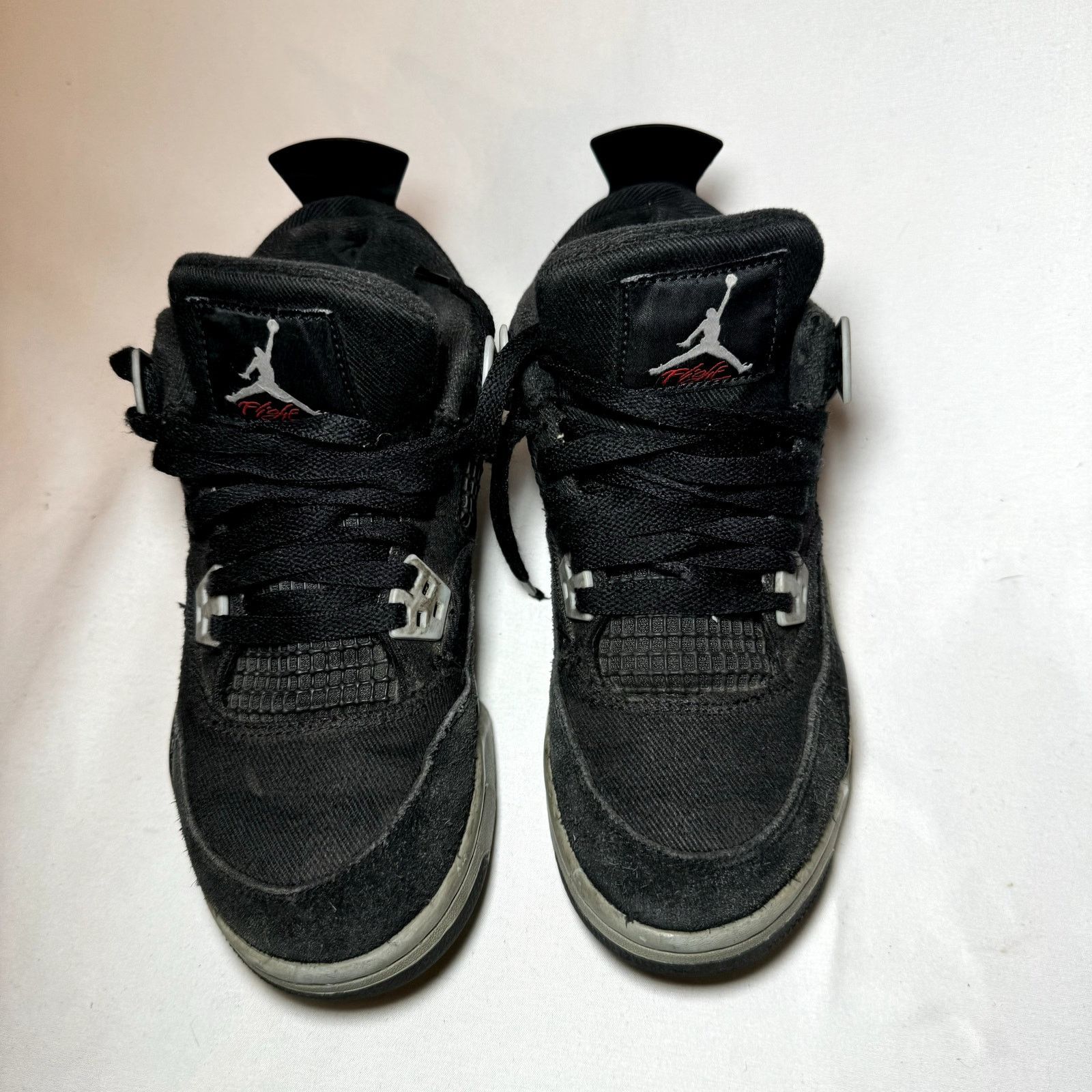 Jordan Brand × Nike Size 5.5 - Air Jordan 4 Retro SE GS Black Canvas Men's Shoes Size US 5.5 / EU 38 - 4 Thumbnail