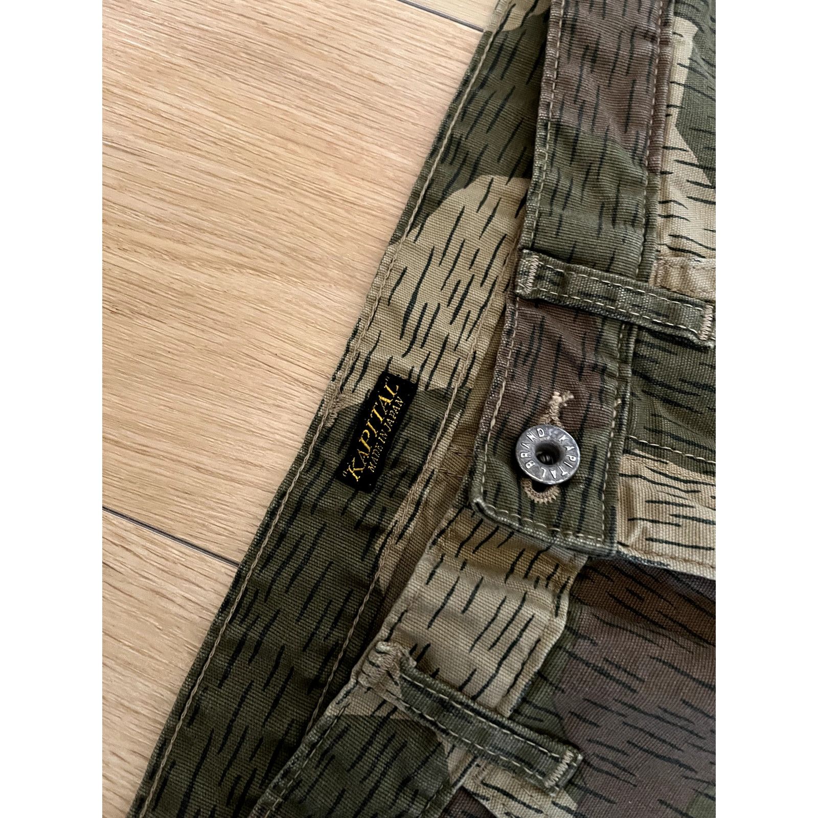 Kapital Kapital Rain Camo 5P Okabellbo Pants Size US 36 / EU 52 - 2 Thumbnail