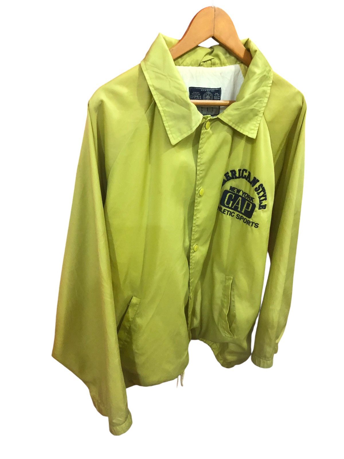 Gap × Vintage Vintage Gap New York Athletic Sports Snap Button Jacket Size US L / EU 52-54 / 3 - 2 Thumbnail