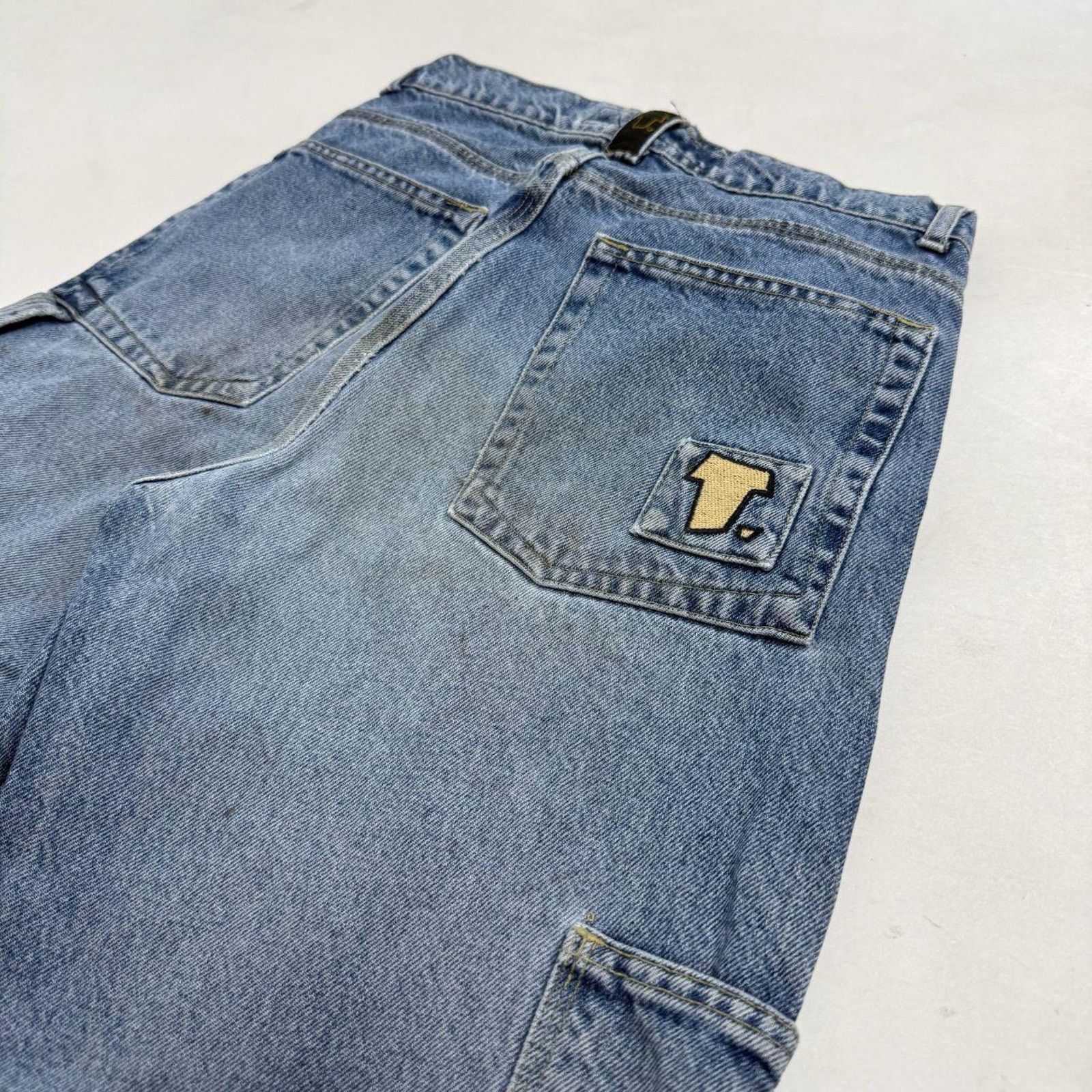 JNCO × Southpole × Vintage Vintage y2k grunge archive baggy wide leg faded skater jeans Size US 28 / EU 44 - 2 Thumbnail